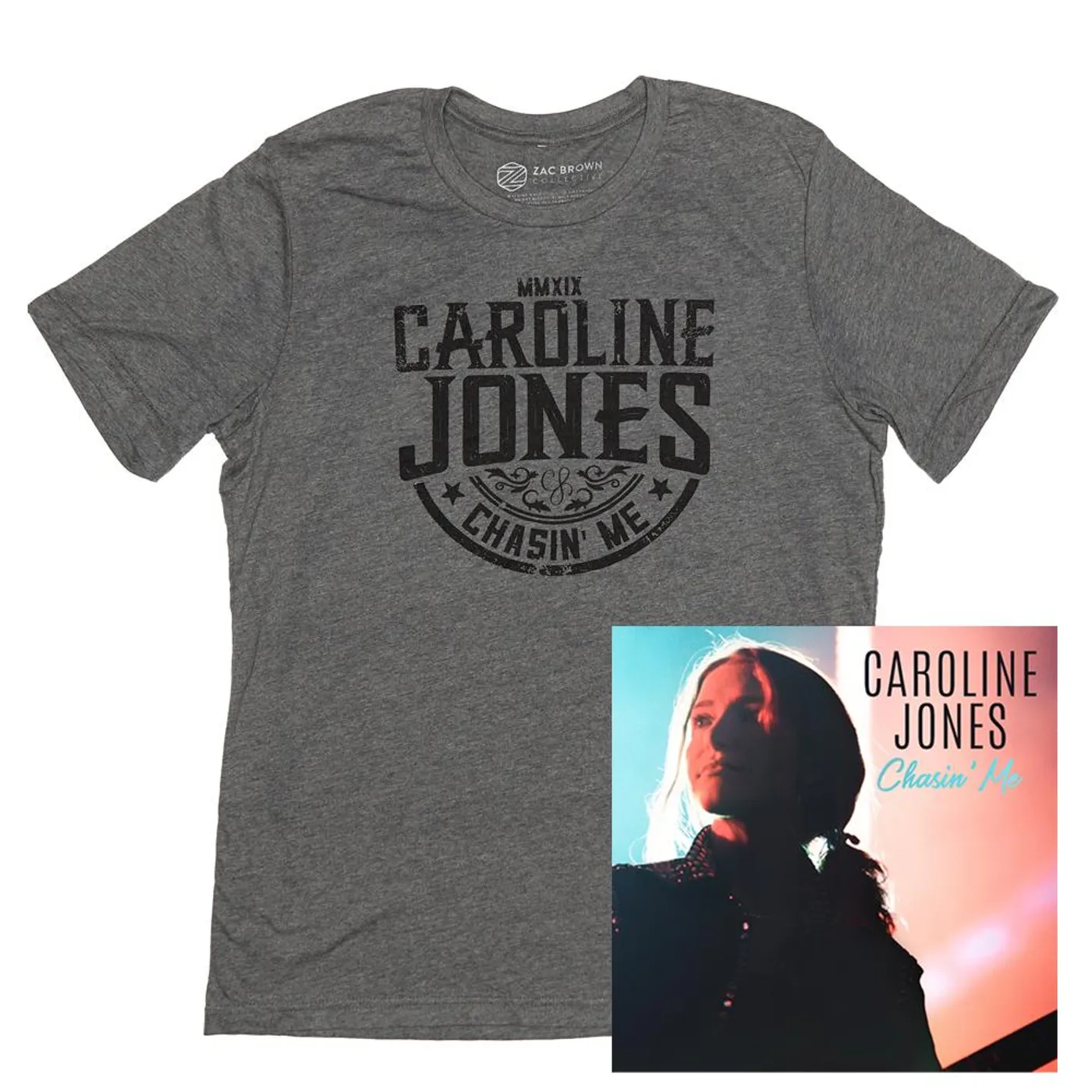 Caroline Jones - Chasin' Me Digital + Tee Bundle