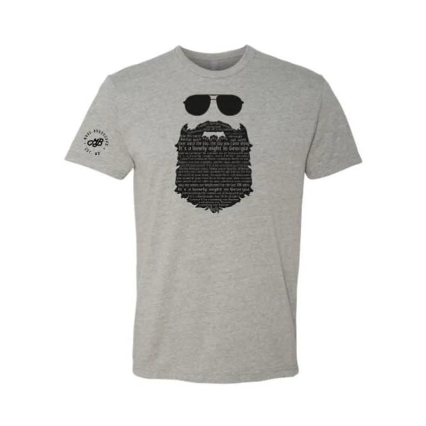 Marc Broussard - "Lonely Night In Georgia" Beard Lyric Tee