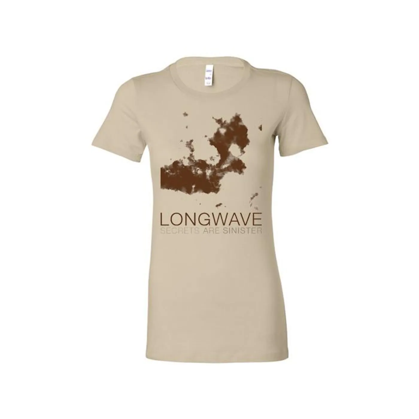 Longwave - Secrets Are Sinister Ladies Tee (Tan)
