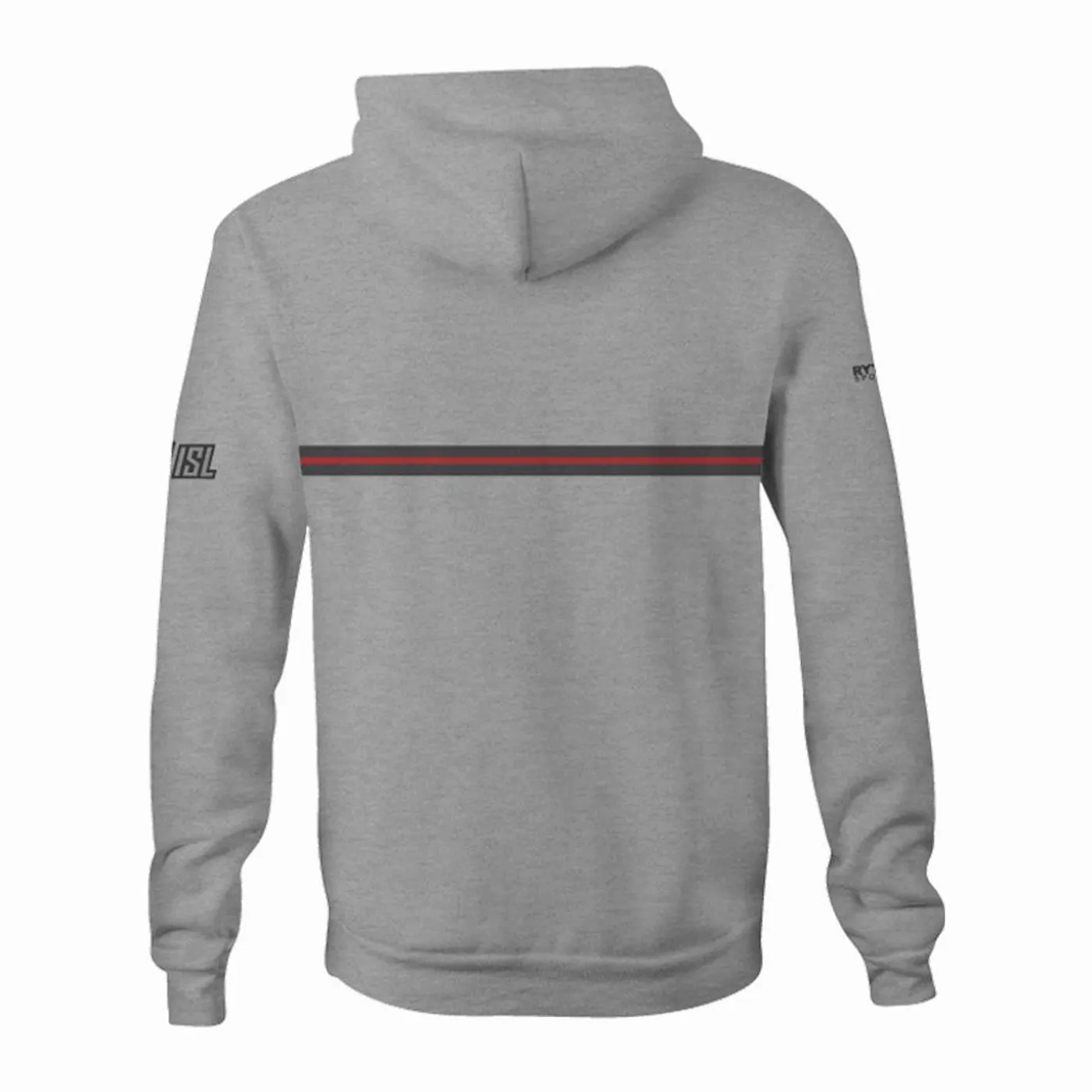 DC Trident - Custom Heathered Light Gray Unisex Adult Hooded Sweatshirt