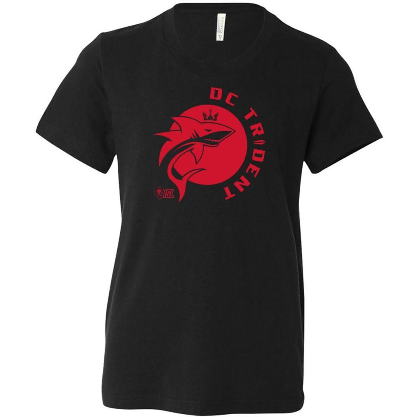 DC Trident - Black Youth Short Sleeve Crewneck Jersey Tee