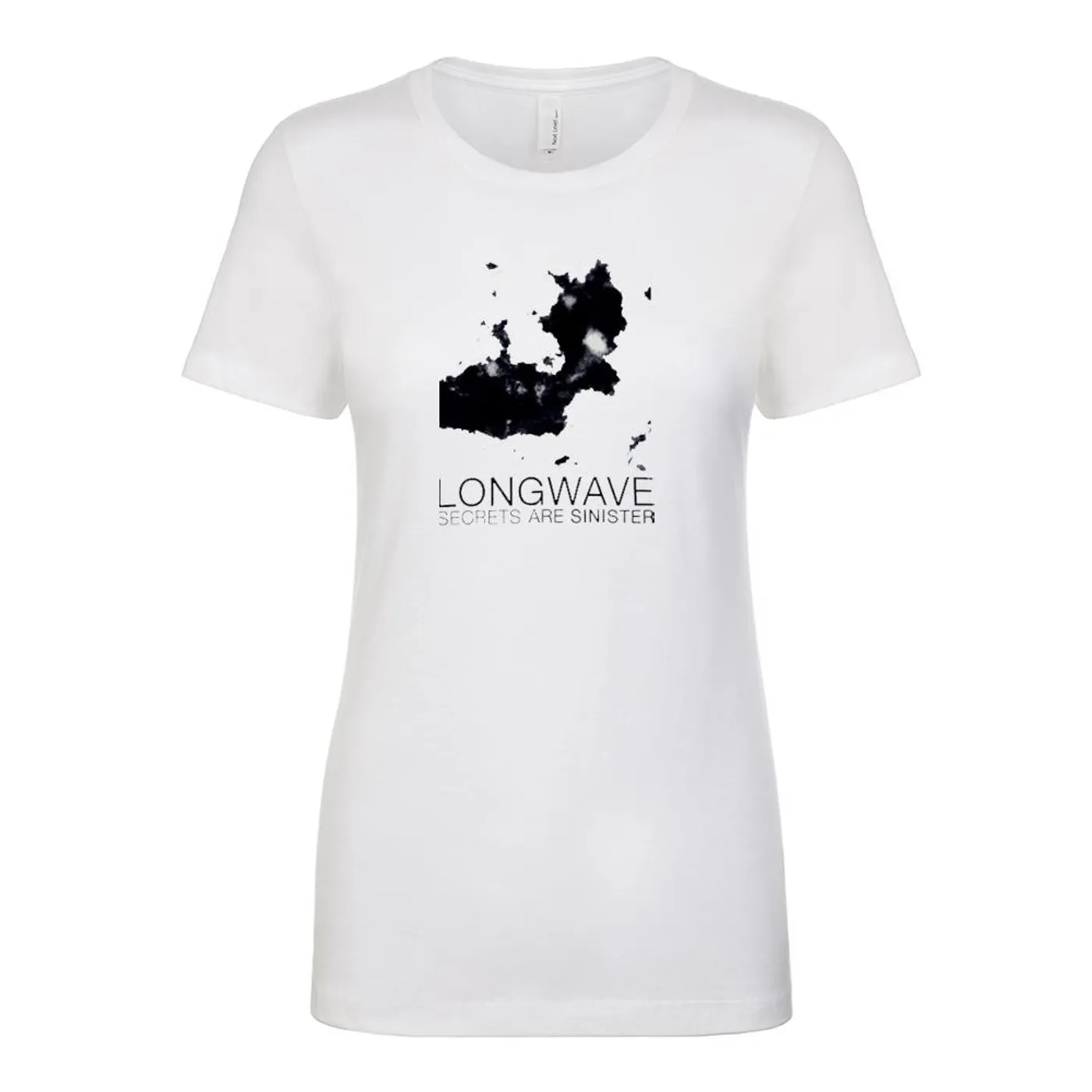 Longwave - Secrets Are Sinister Ladies Tee (White)