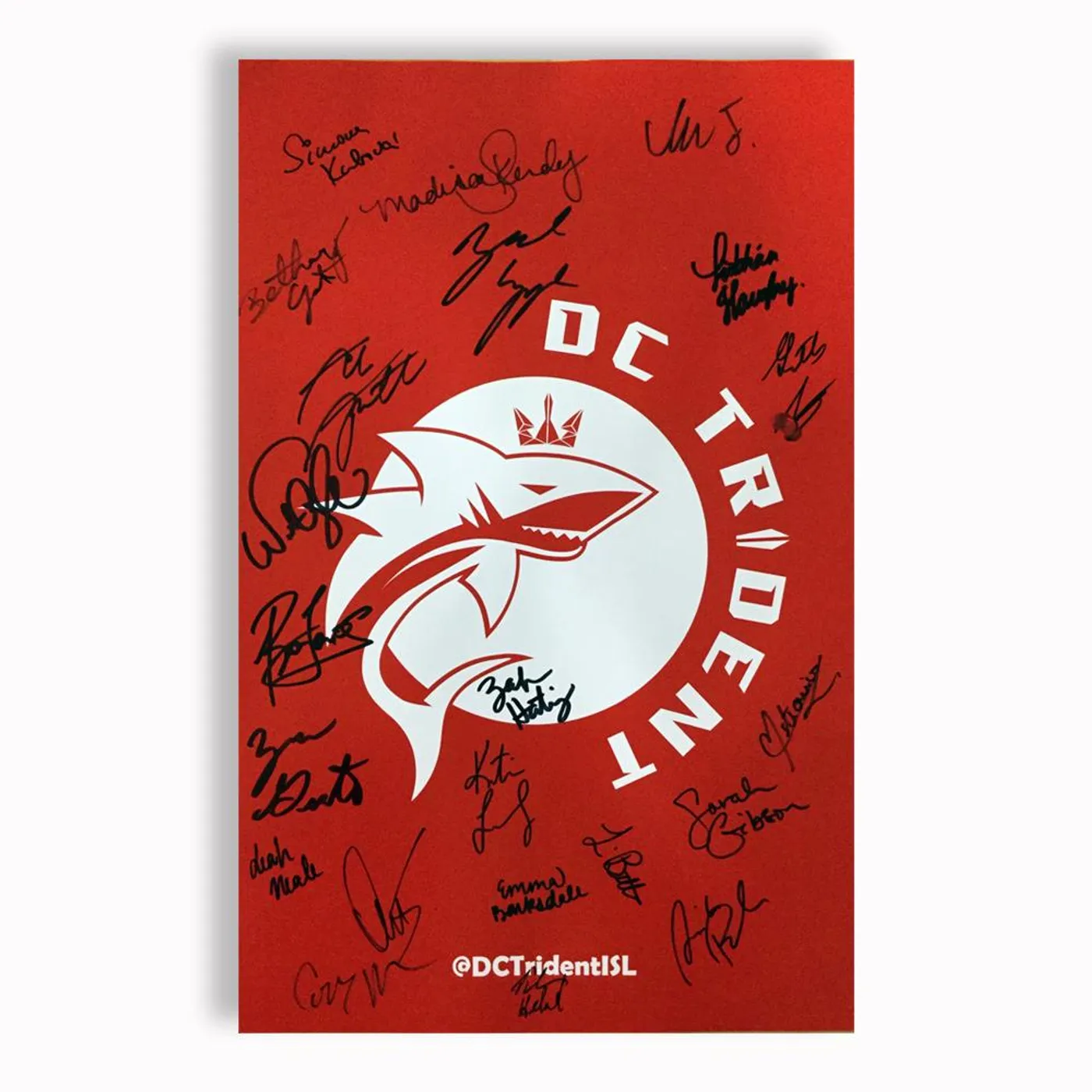 DC Trident - Signed Poster