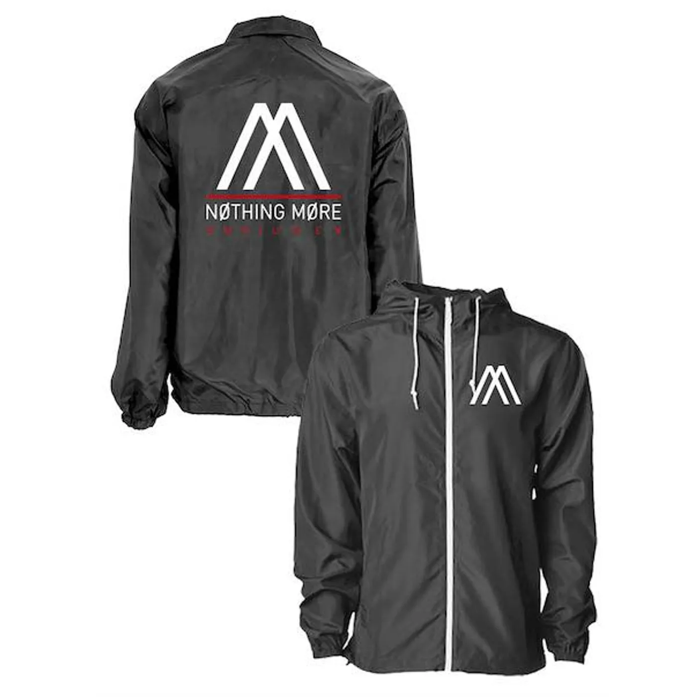 Nothing More - Logo Windbreaker Hoodie (SMALL ONLY)