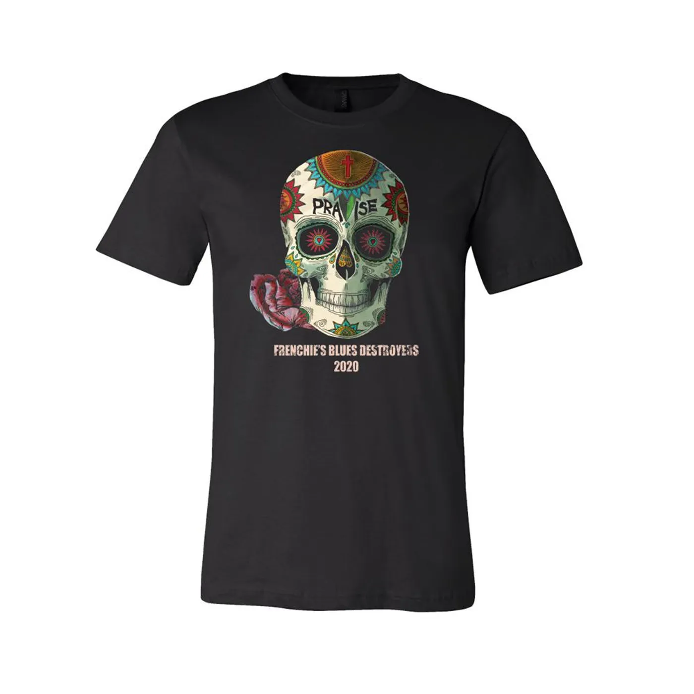 Frenchie's Blues Destroyers - Praise Skull Tee