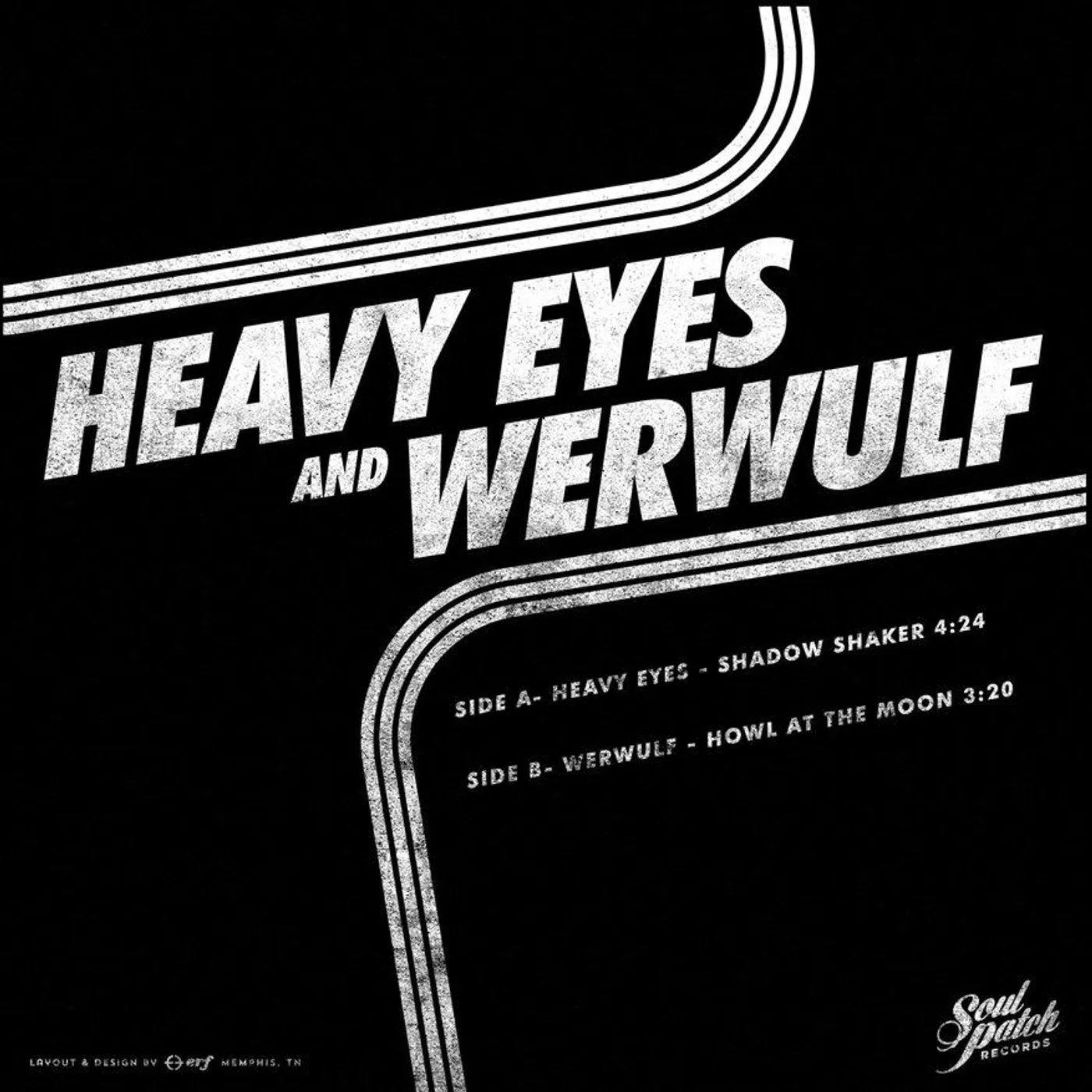 The Heavy Eyes -Heavy Eyes / Werwulf Split EP (Vinyl)