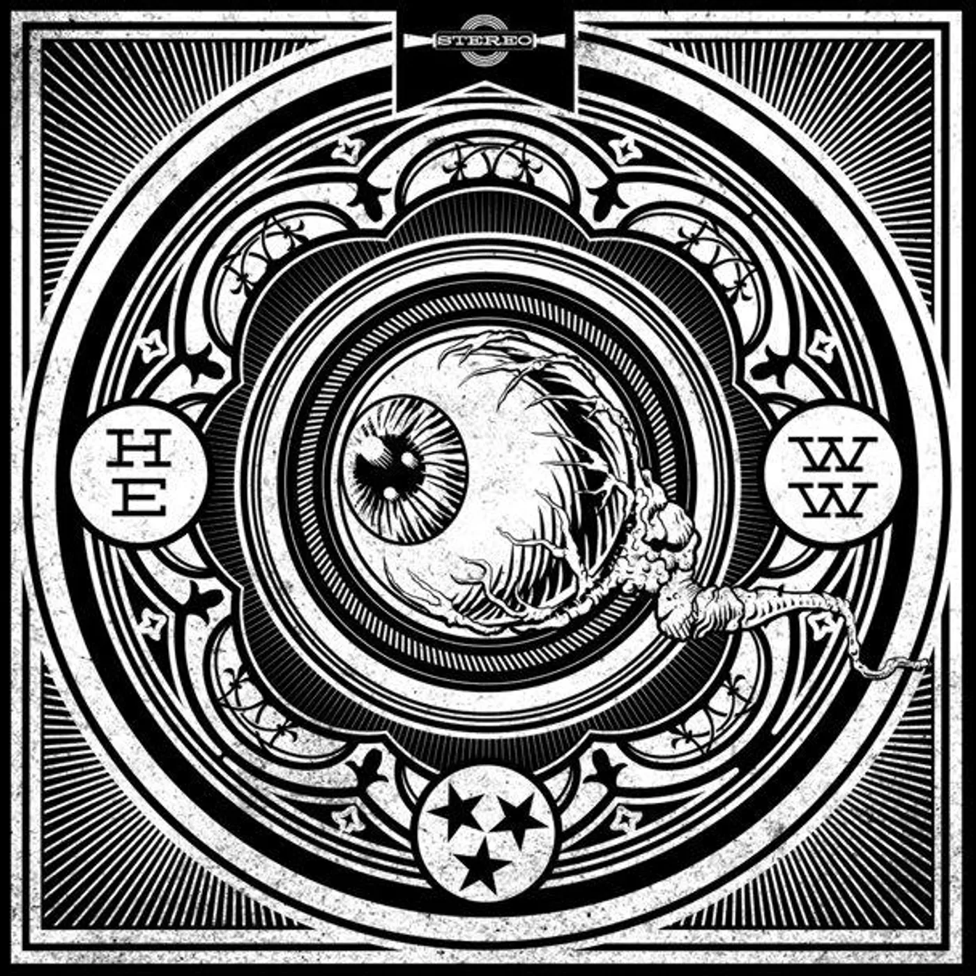 The Heavy Eyes -Heavy Eyes / Werwulf Split EP (Vinyl)