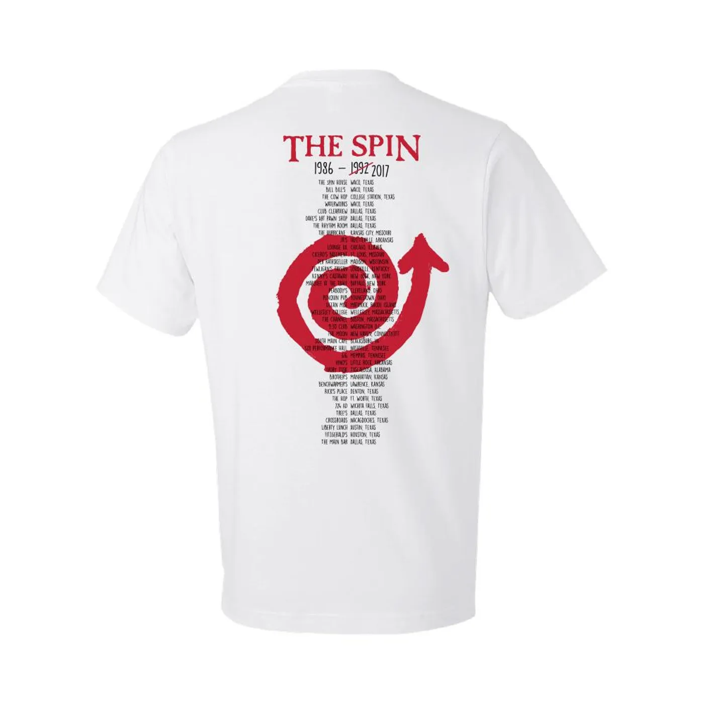 The Spin - 25 Year Reunion Tee (White)