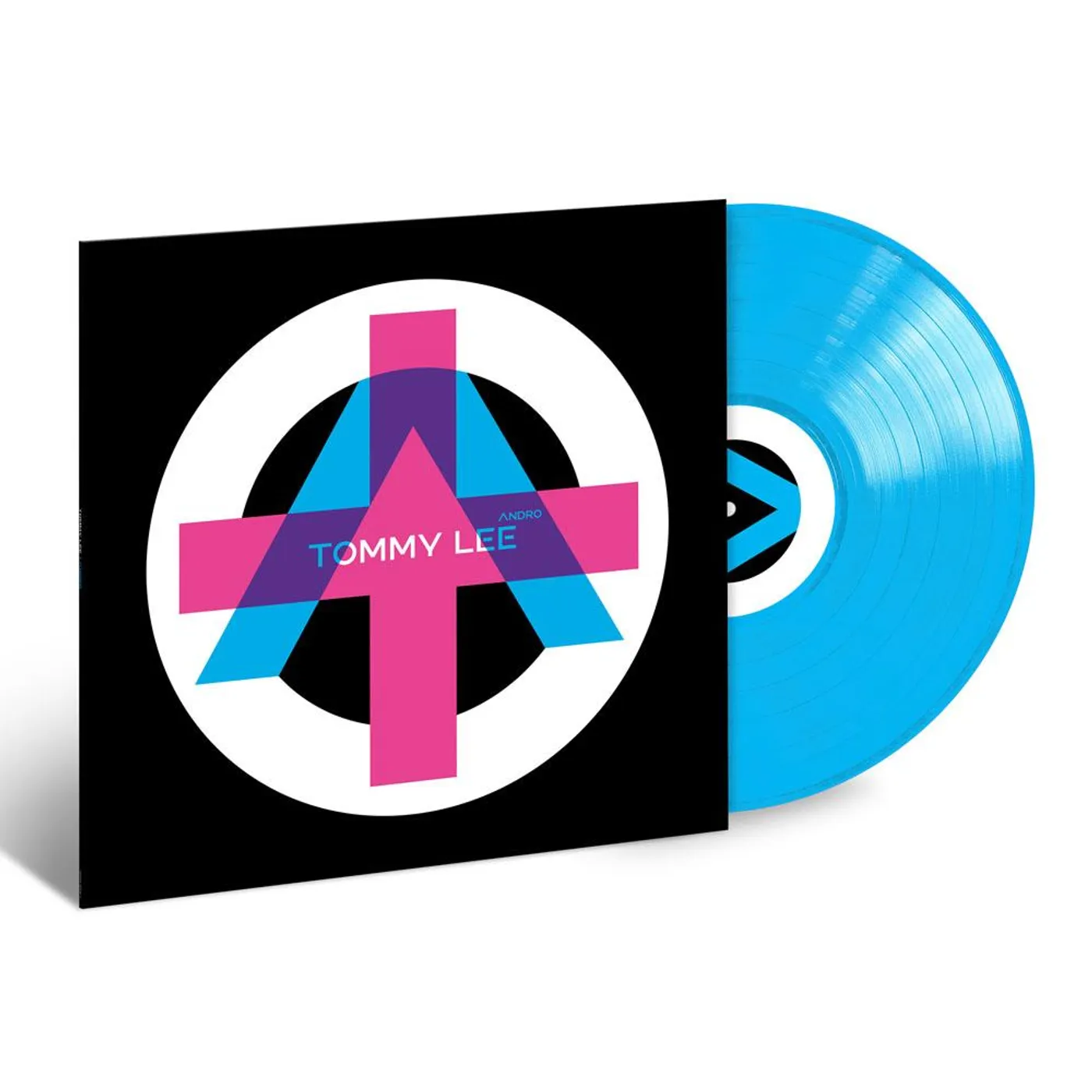 Tommy Lee - Autographed ANDRO Pink & Blue Split Color Vinyl