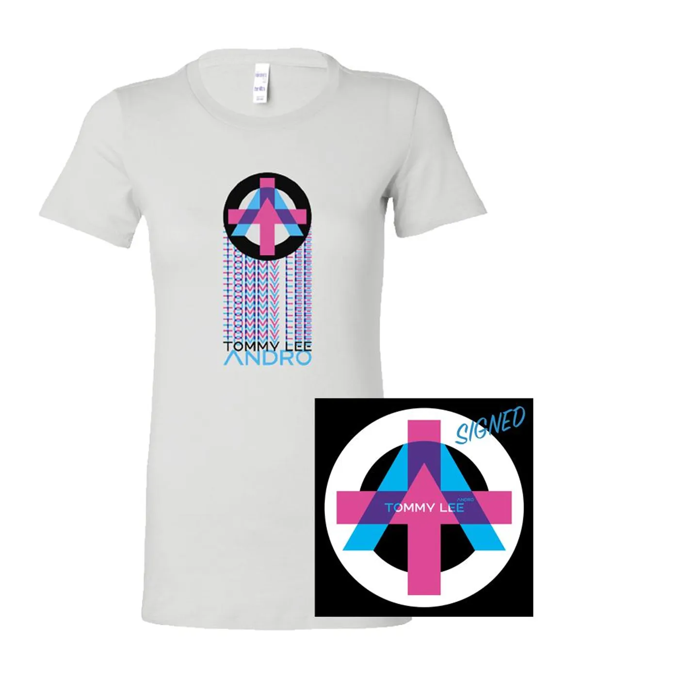 Tommy Lee - Andro Autographed CD and Tee Bundle