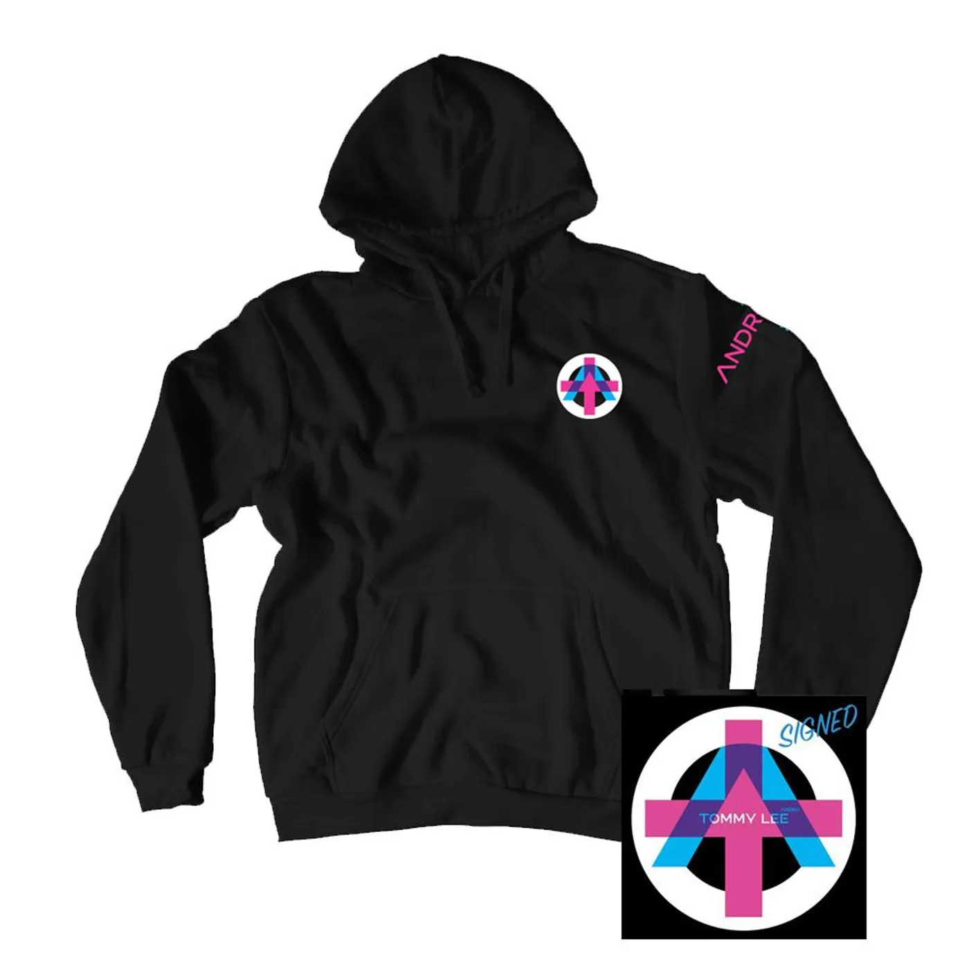 Tommy Lee - Andro Autographed CD and Hoodie Bundle