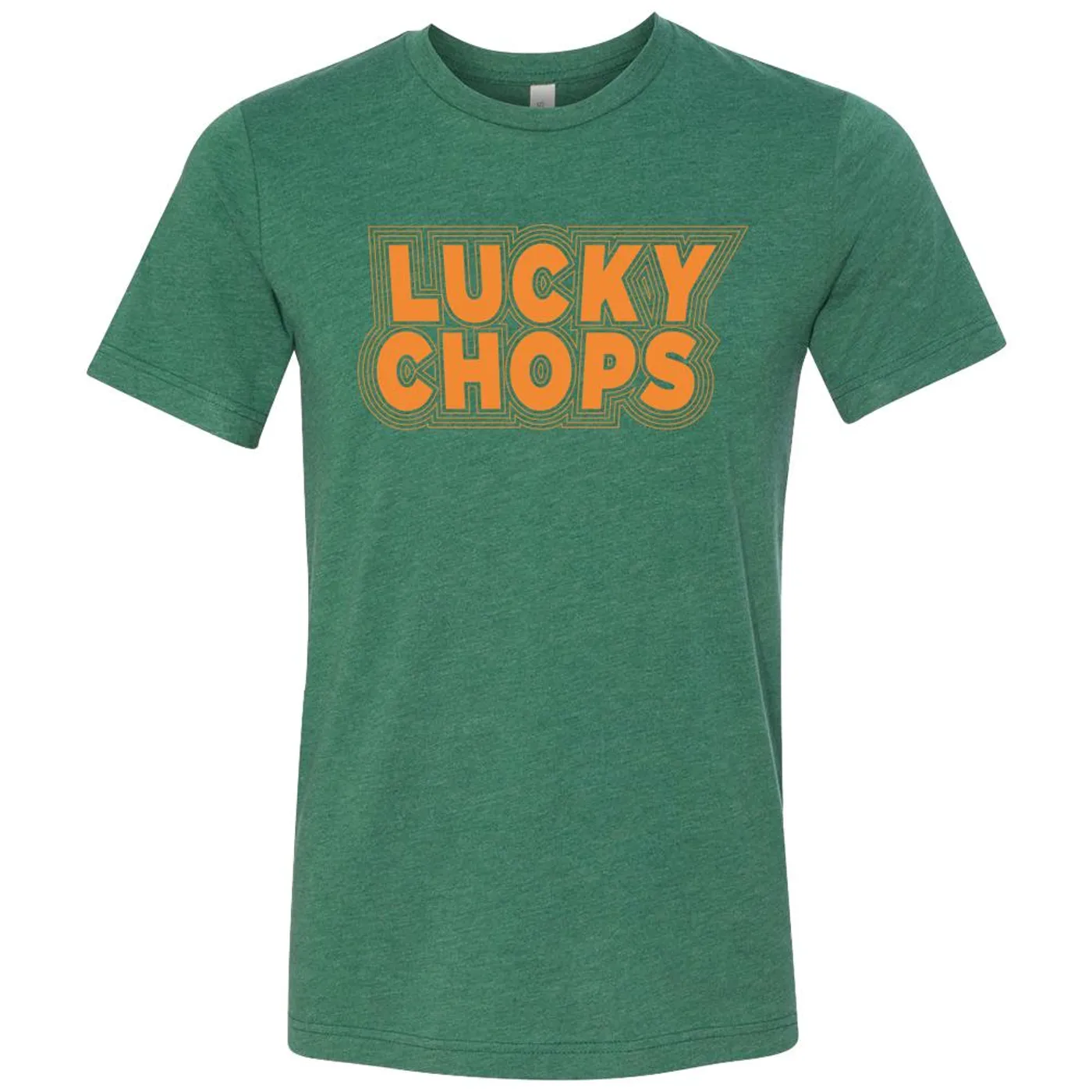 Lucky Chops - Green Logo T-Shirt