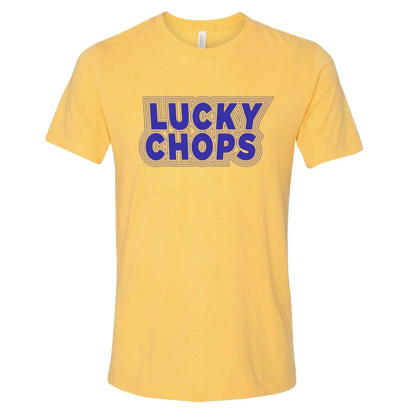 Lucky Chops - Yellow Logo T-Shirt