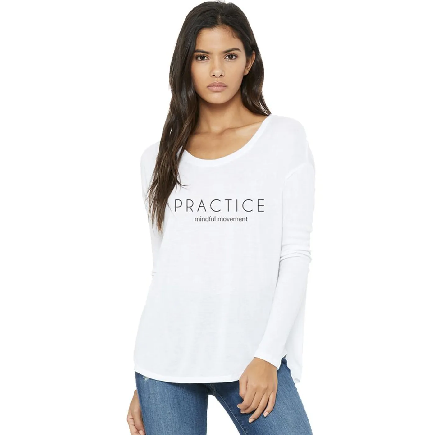 Body & Soul Movement Body and Soul Movement - Practice Flowy Long Sleeve Tee