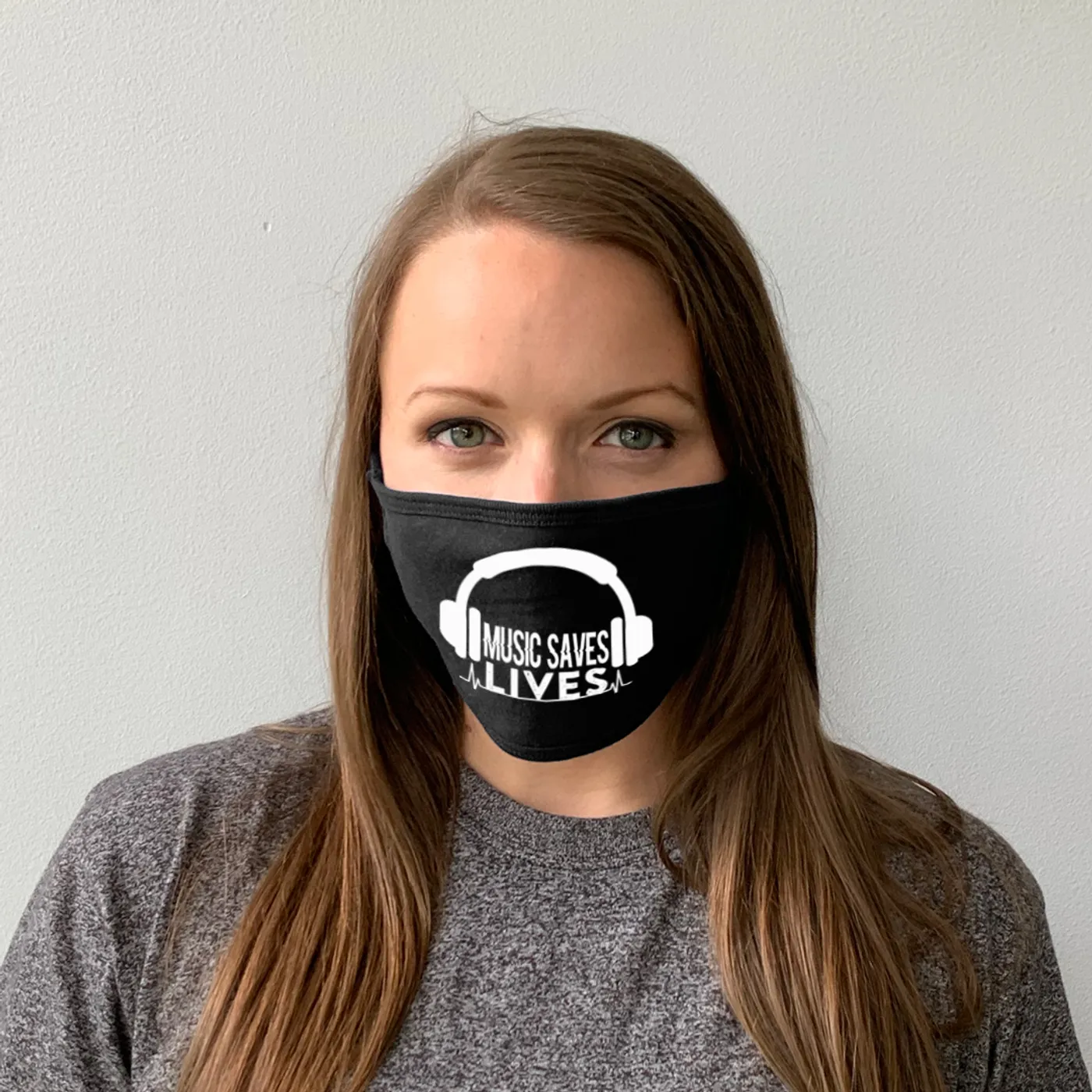 Support Local Music - Music Saves Lives Face Mask