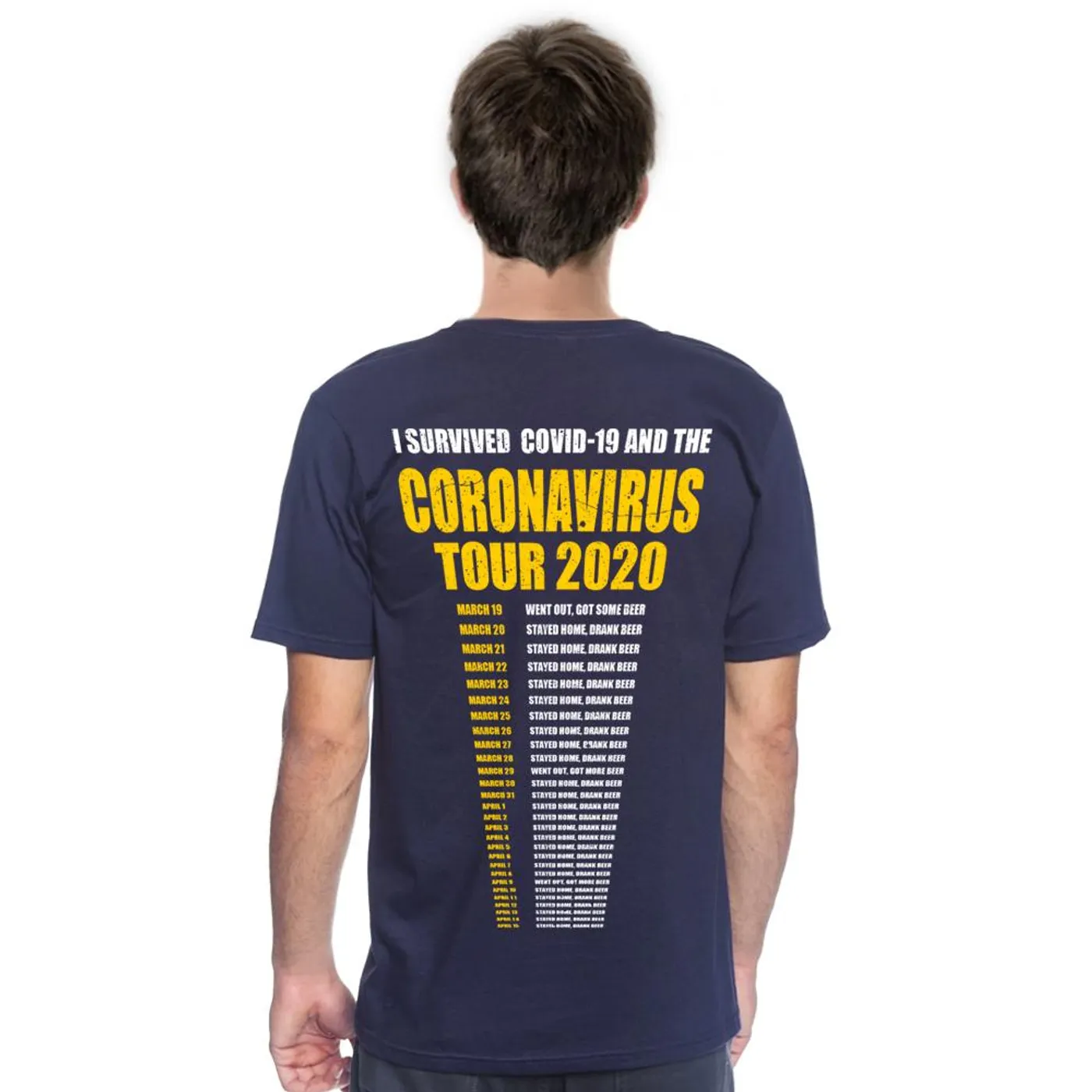 Jody Booth - Coronavirus Tour Tee (Navy)