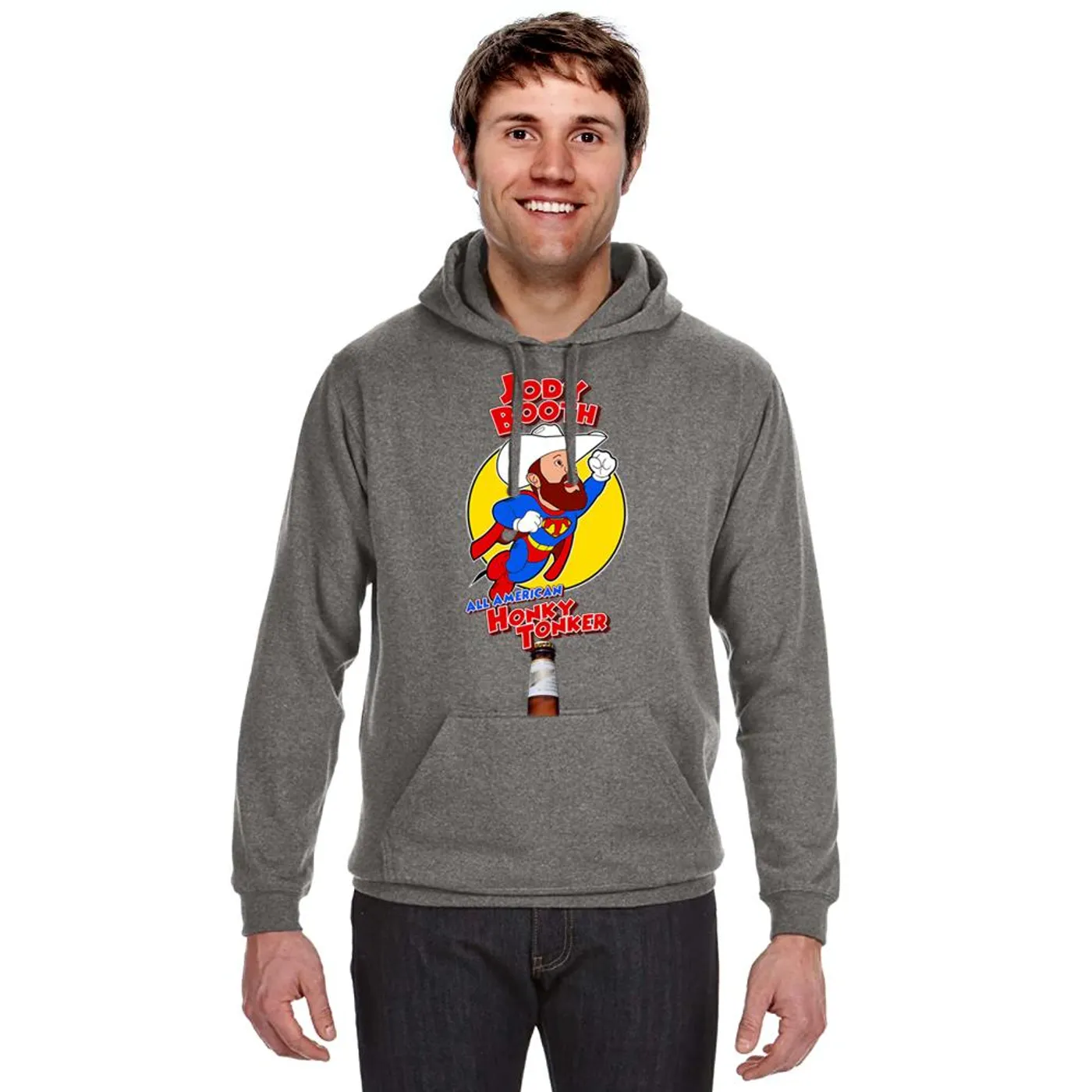 Jody Booth - Honky Tonker Tailgater Hoodie (Charcoal Heather)