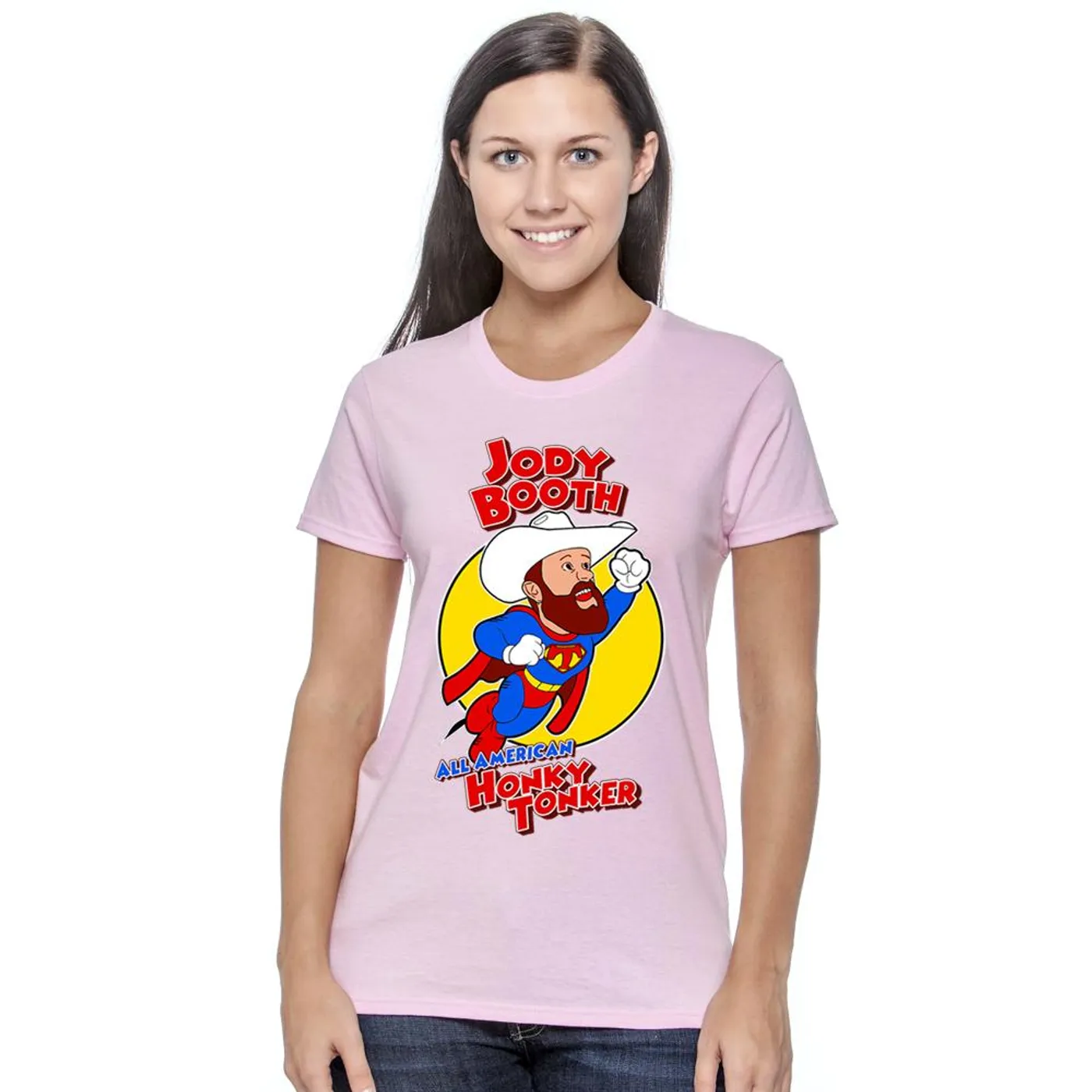 Jody Booth - Ladies Tonker Tee (Light Pink)