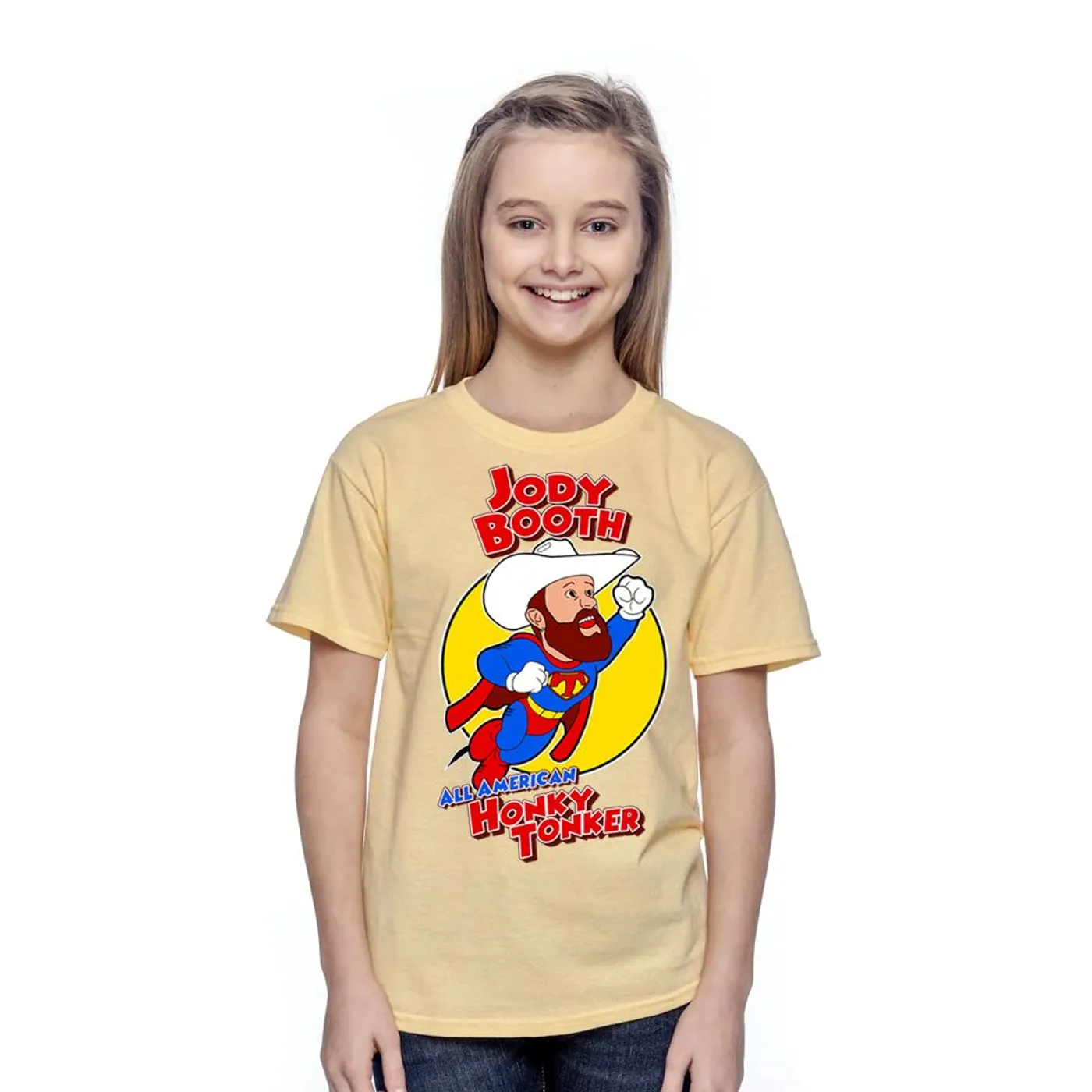 Jody Booth - Youth Tonker Tee (Yellow Haze)