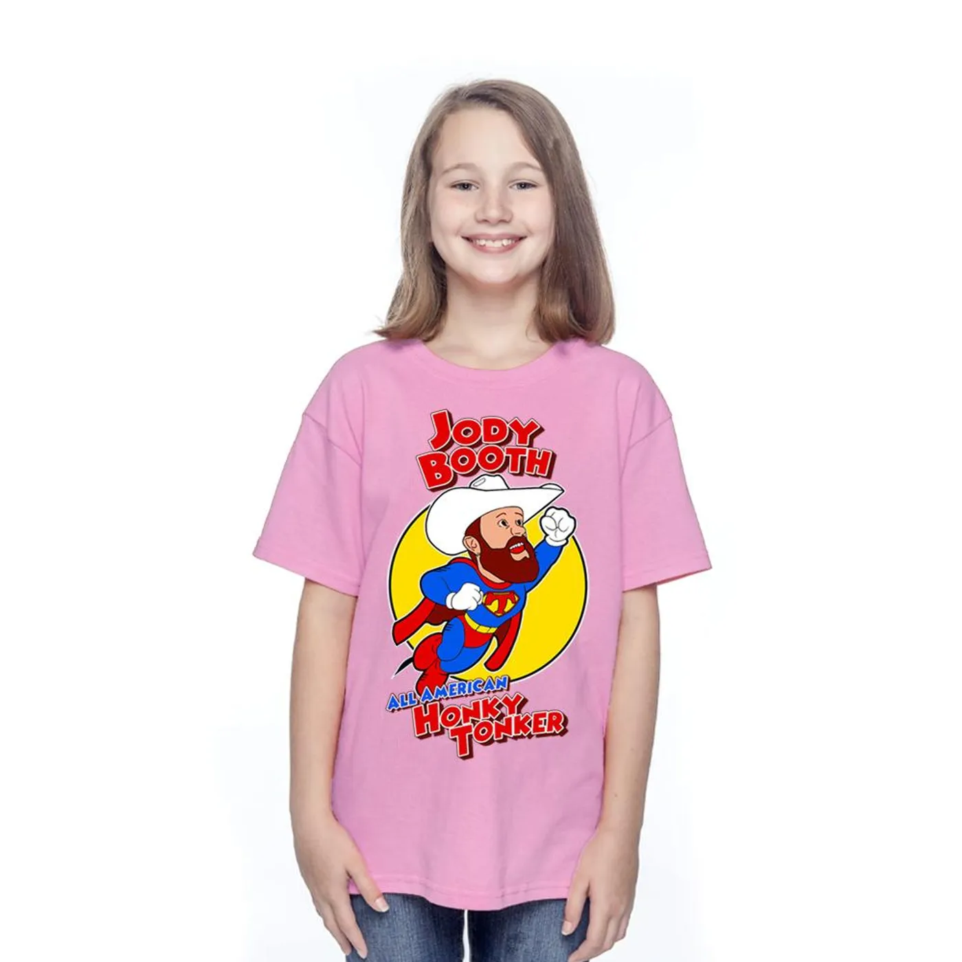 Jody Booth - Youth Tonker Tee (Azalea)