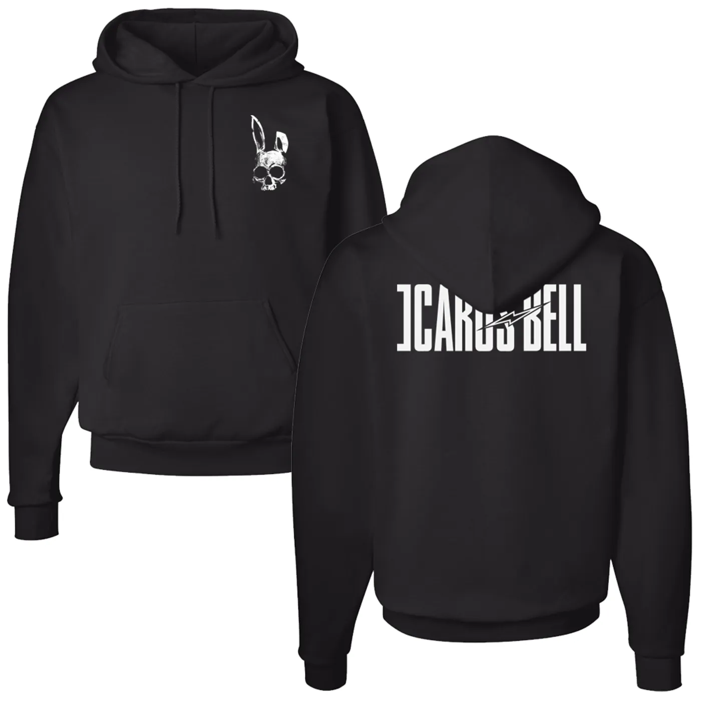 Icarus Bell - Rabbit Logo Hoodie (Small only)