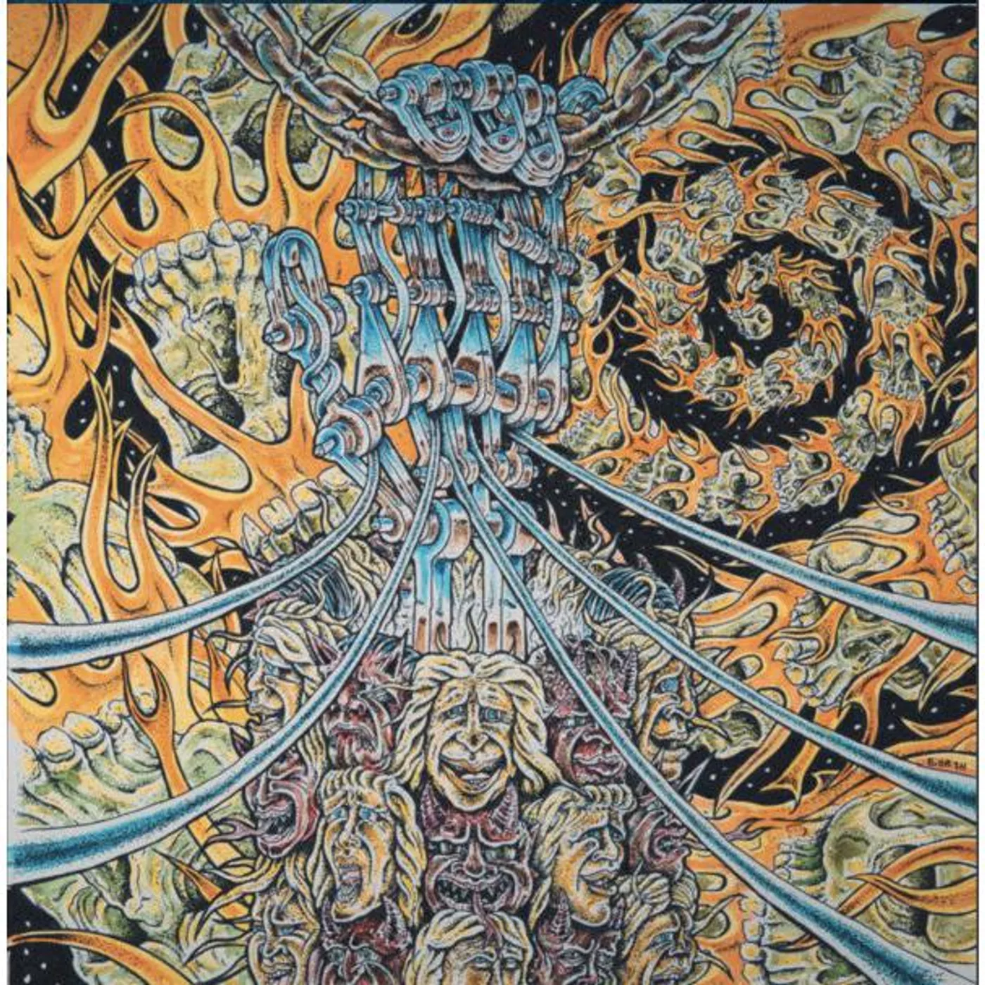 The Heavy Eyes - Love Like Machines Transparent Blue LP (Vinyl)