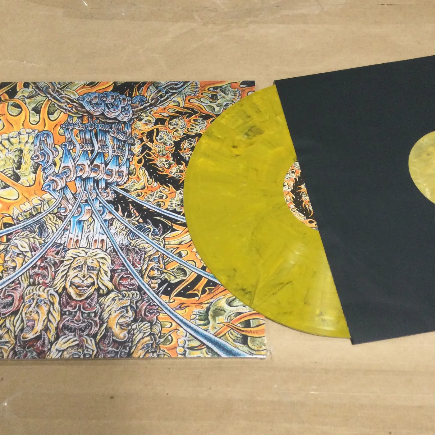 The Heavy Eyes - Love Like Machines Marble Green LP (Vinyl)