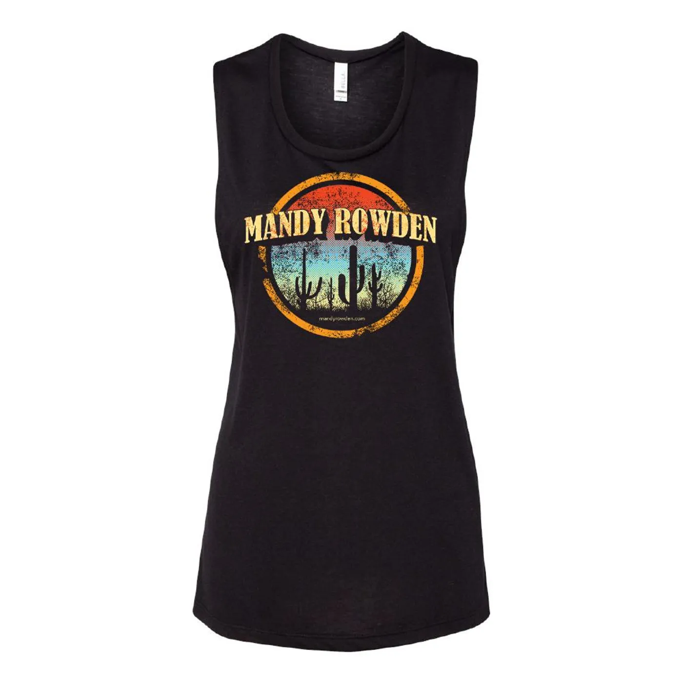 Mandy Rowden - Sunset Cactus Ladies Tank