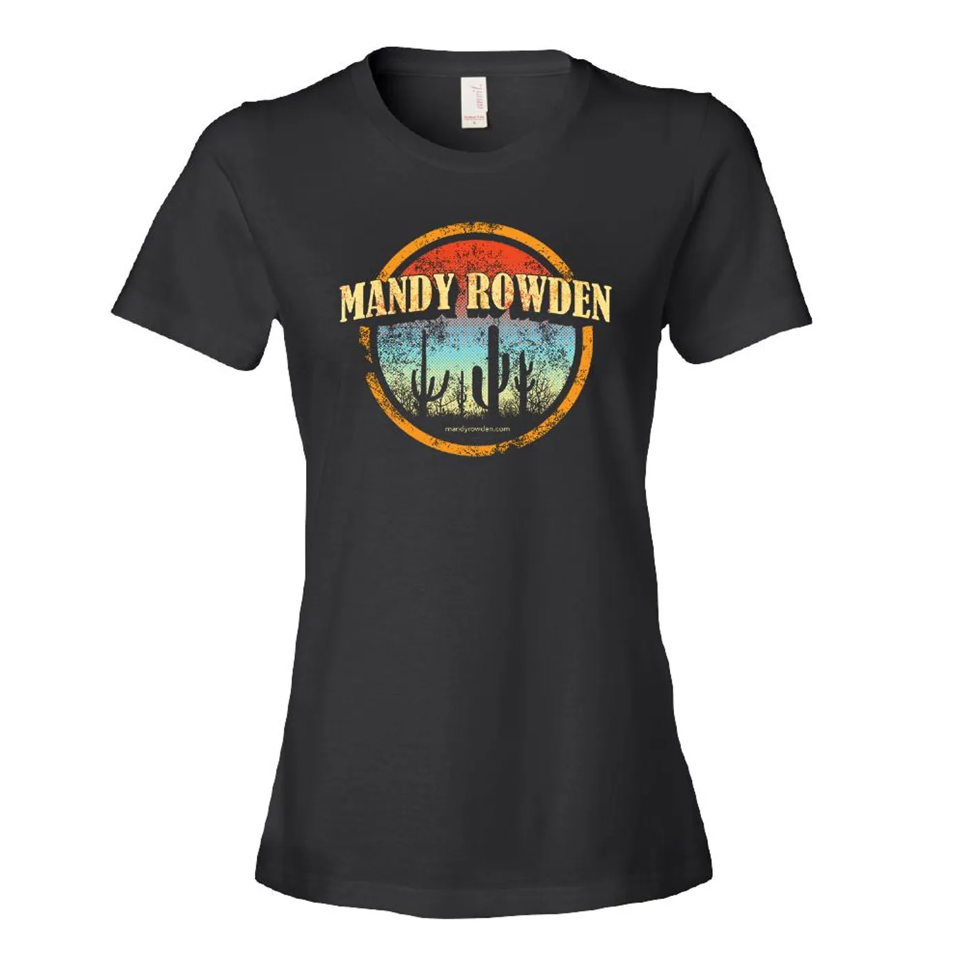 Mandy Rowden - Sunset Cactus Ladies Tee
