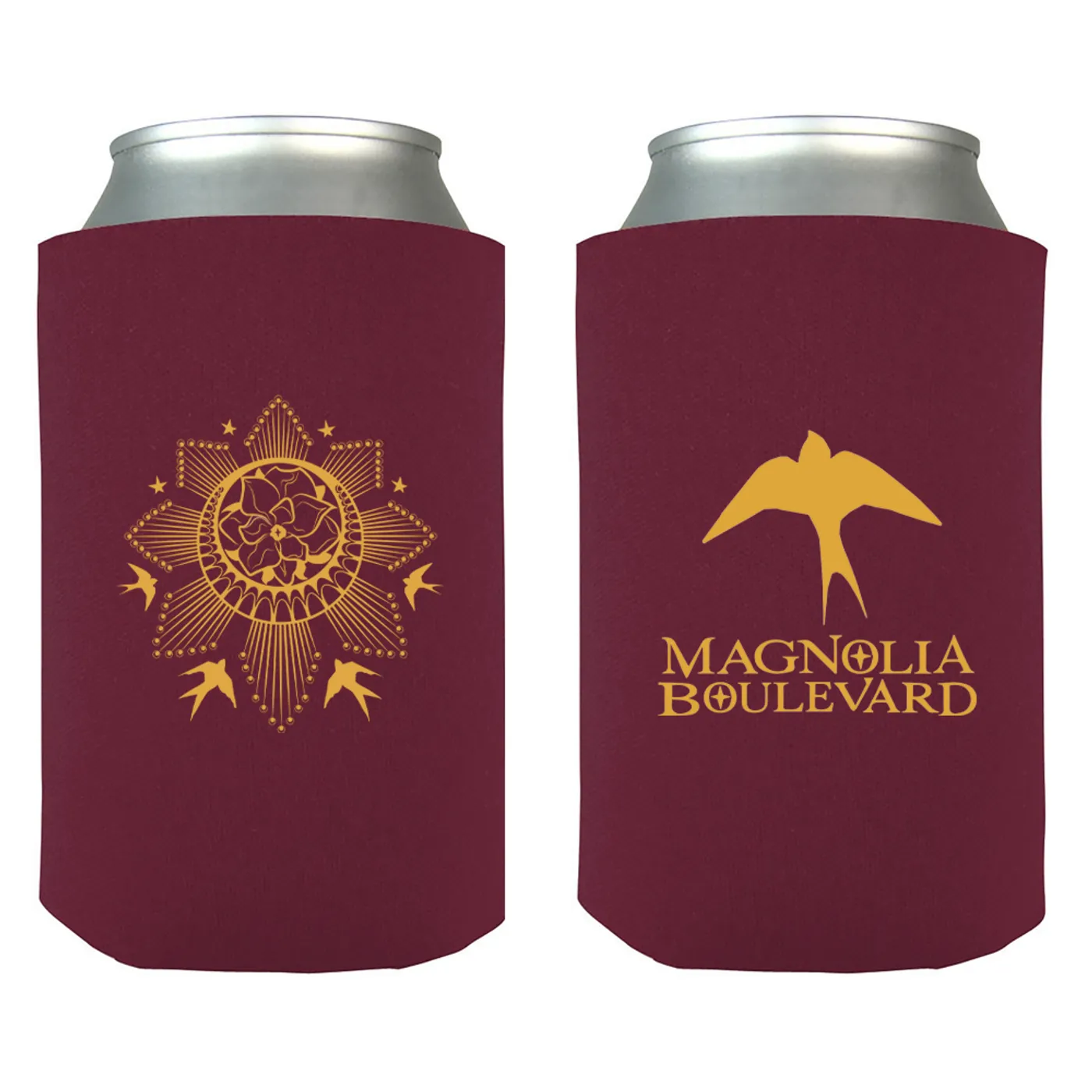 Magnolia Boulevard - Burgundy Koozie