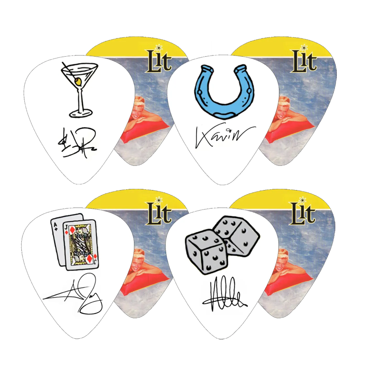 Lit - Guitar Picks Pack