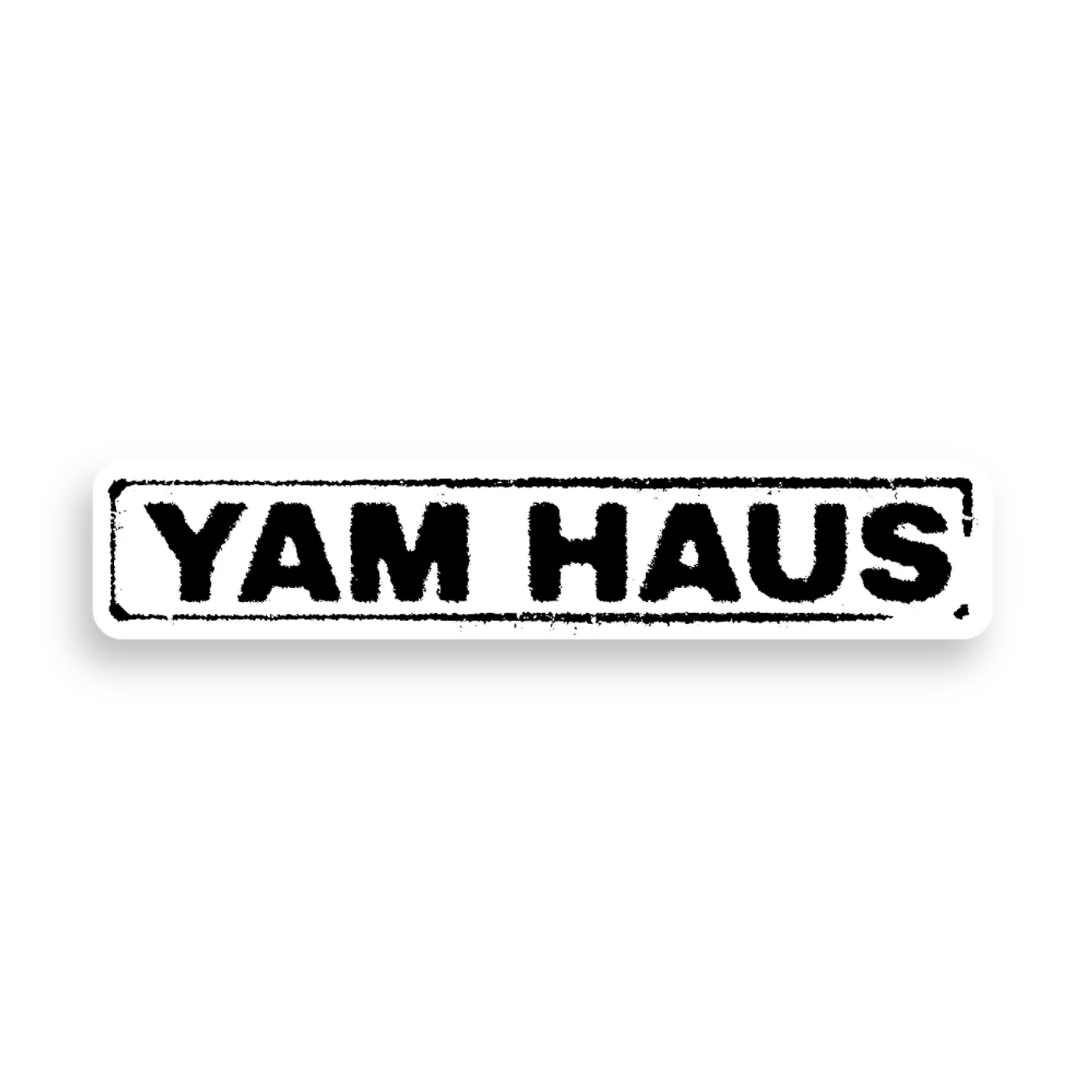 Yam Haus - Rectangle Logo Sticker
