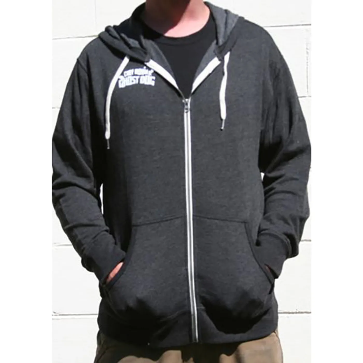 Cary Morin - Ghost Dog Hoodie (Black with Orange Logo)