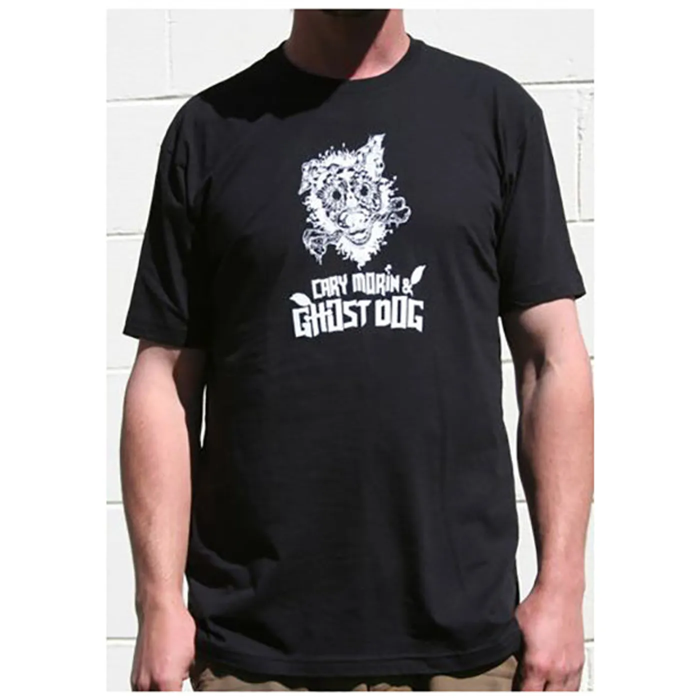 Cary Morin - Ghost Dog Tee (Black with White Logo)