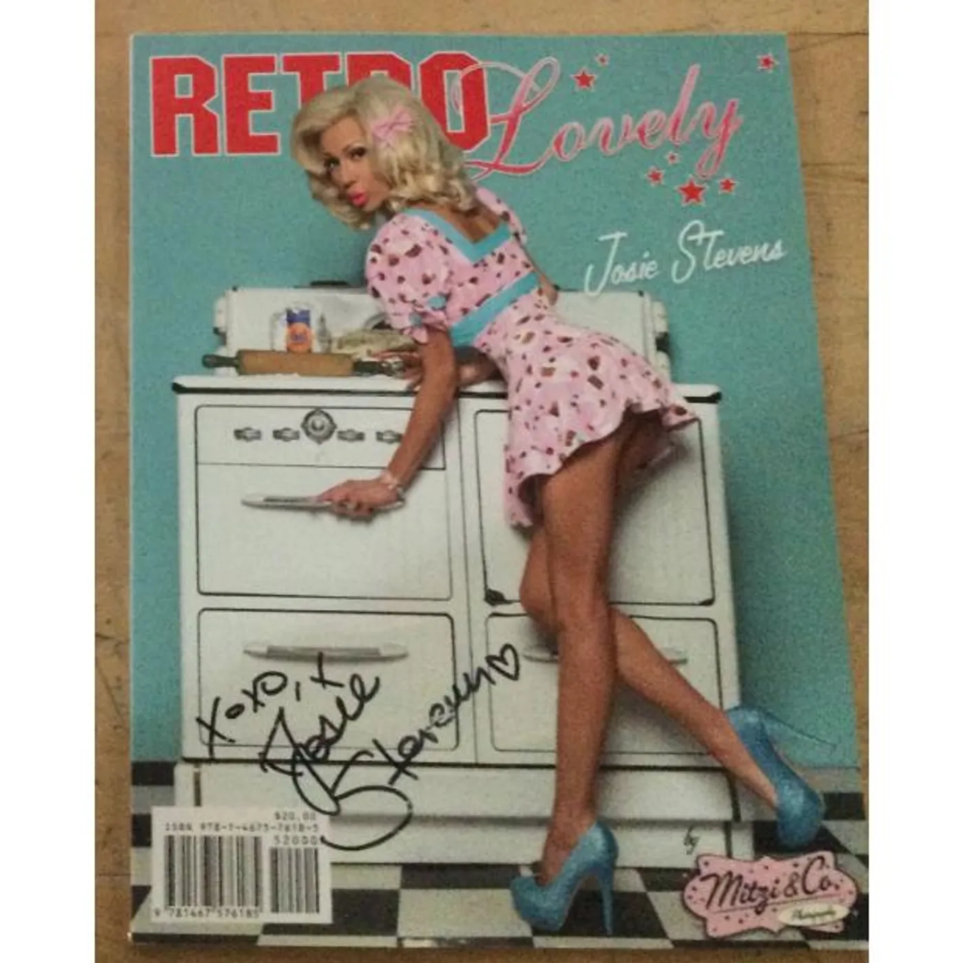 Steve Stevens Josie Stevens - Autographed Retro Lovely Magazine