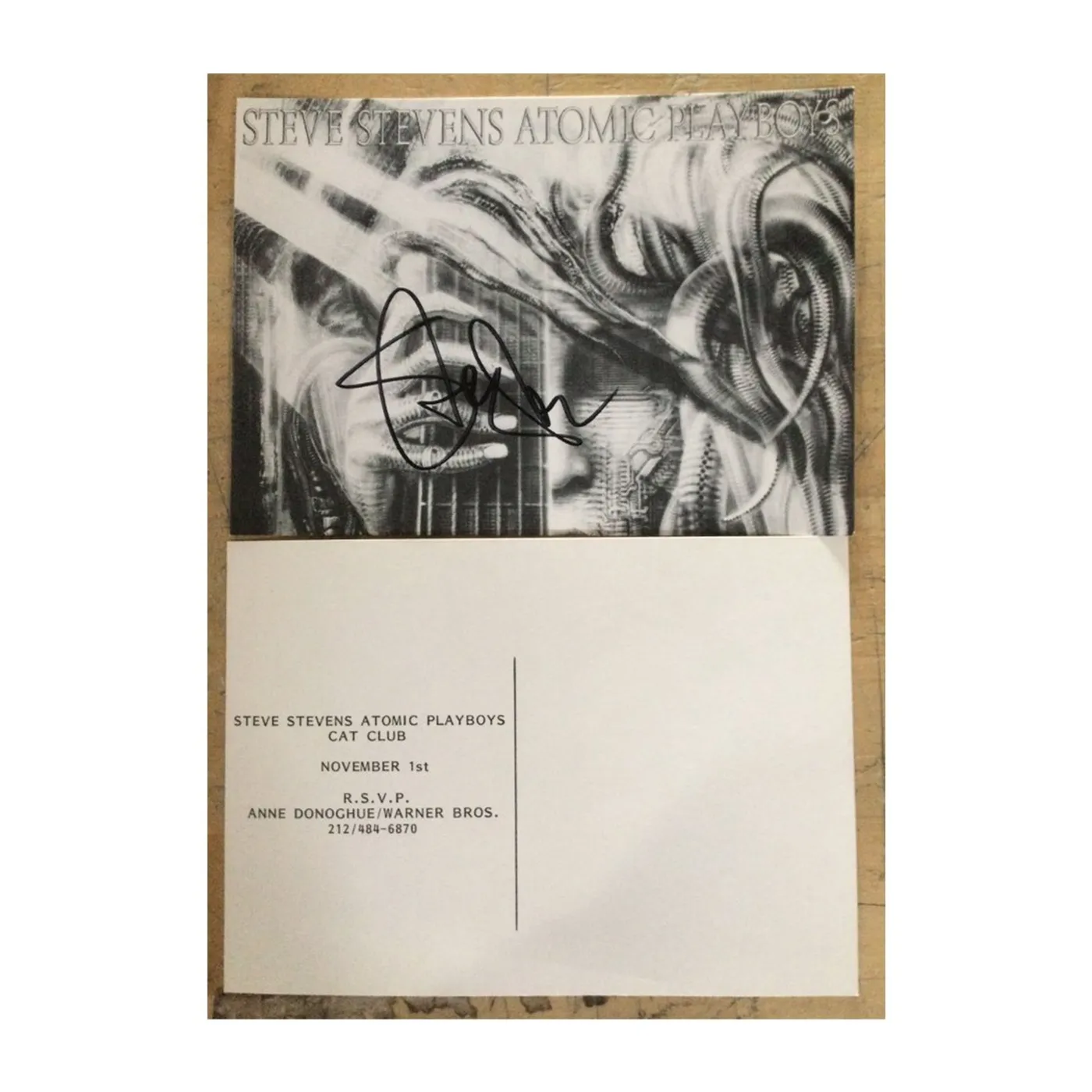 Steve Stevens - Vintage Atomic Playboys Invite