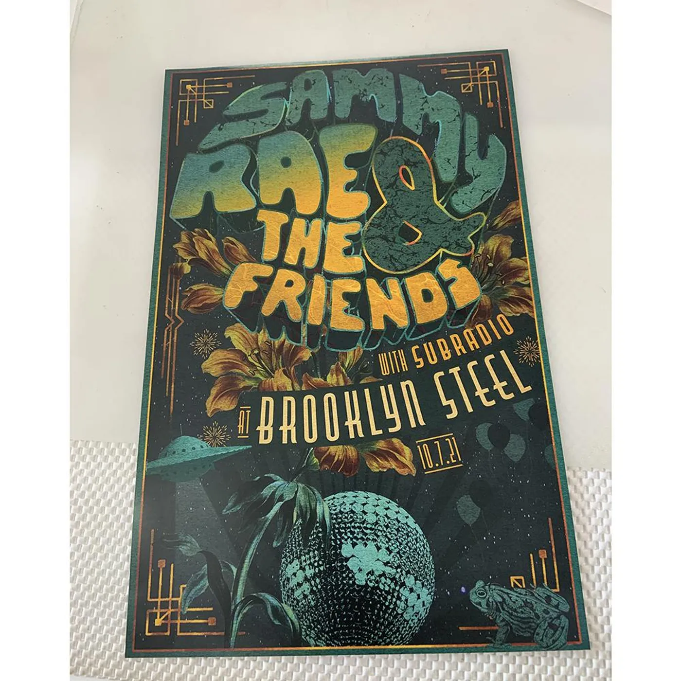 Sammy Rae - Brooklyn Steel Autographed Poster 10.7.21