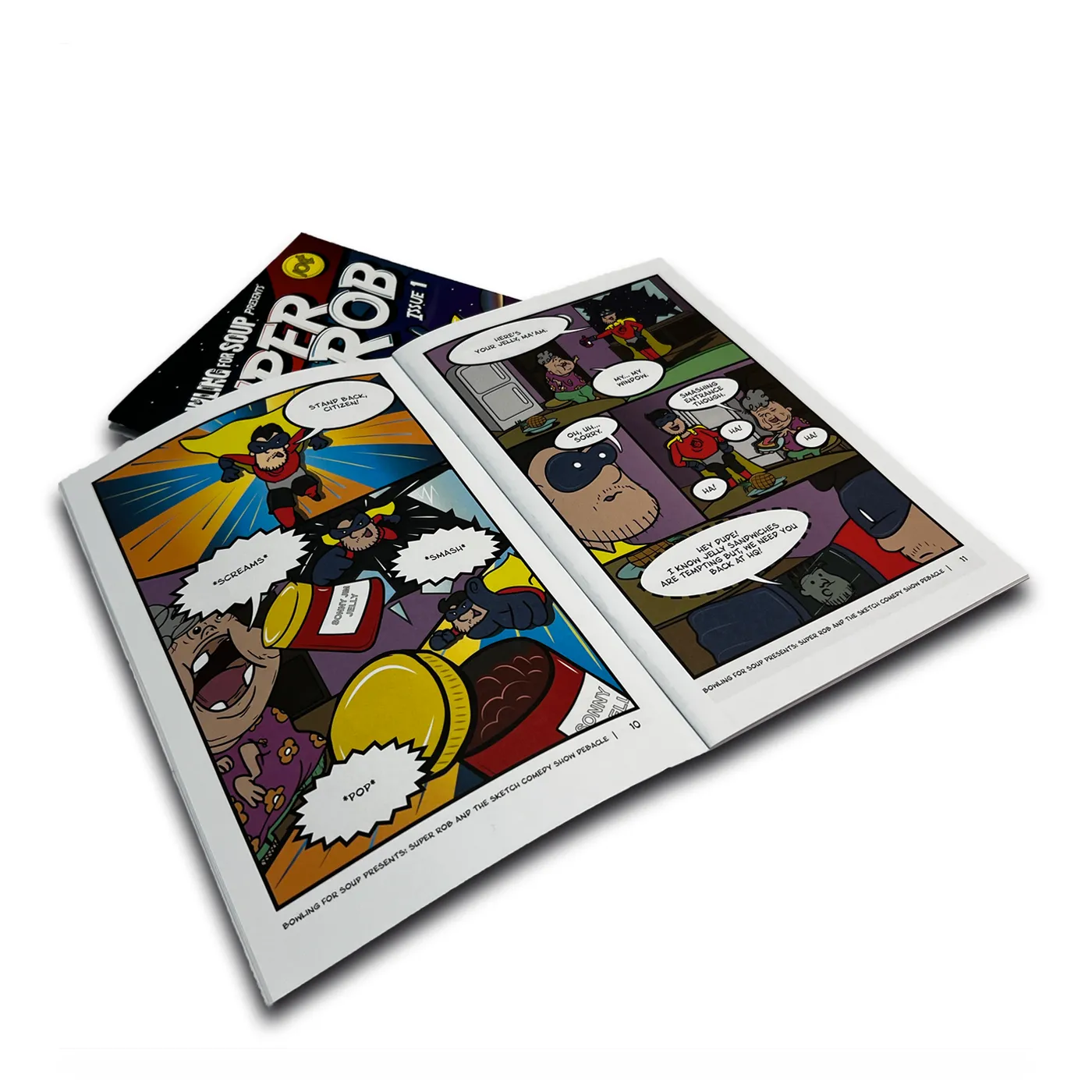 Bowling For Soup - Autographed Super Rob Comic Book