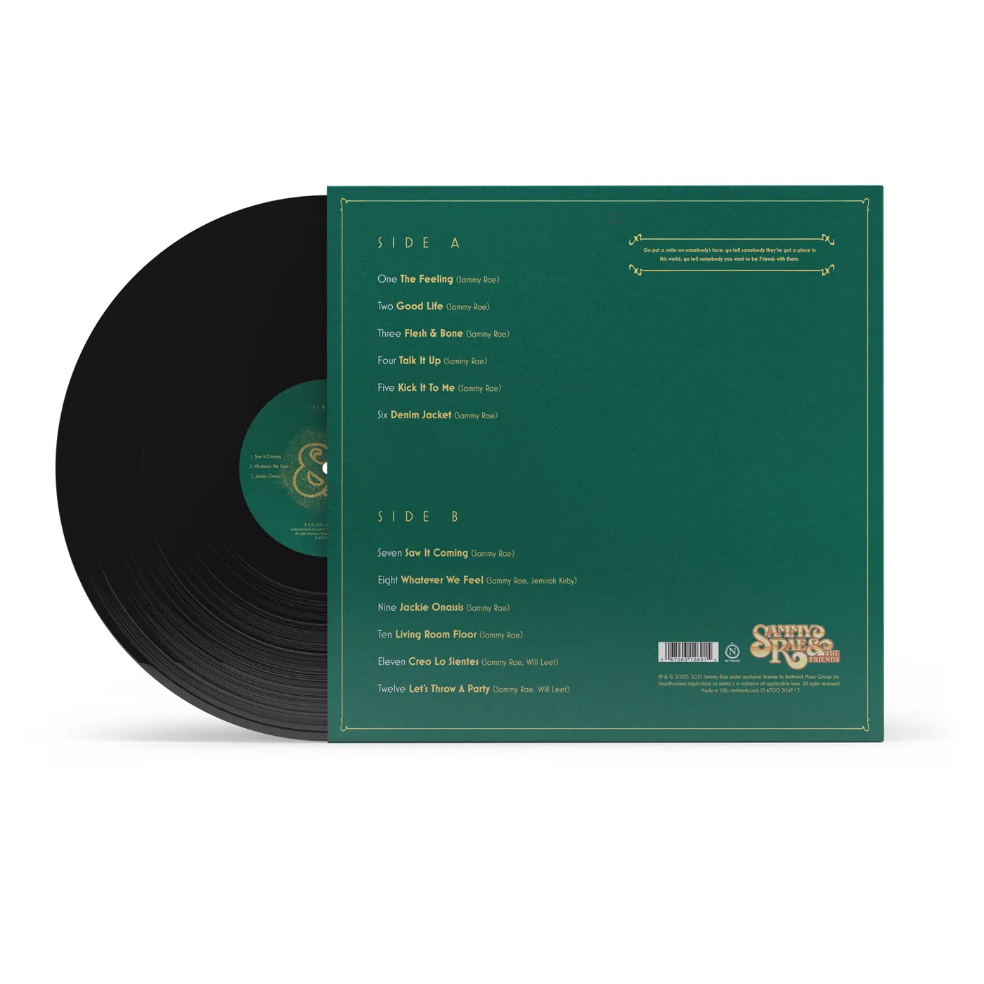 Sammy Rae - The Good Life + Let's Throw A Party Autographed Vinyl