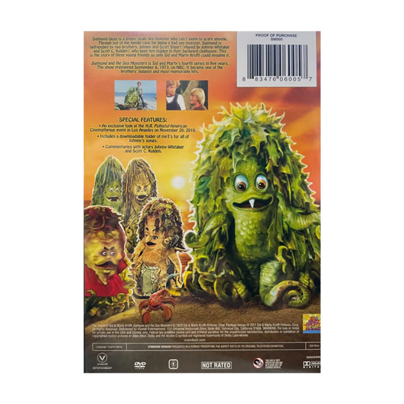 Sid & Marty Krofft Sid and Marty Archives - Sigmund and the Sea Monsters - Season 1 DVD