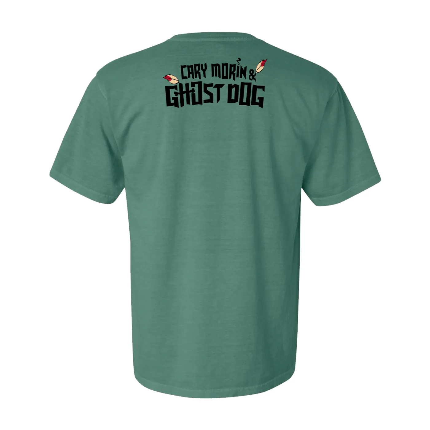 Cary Morin - Ghost Dog Light Green Tee