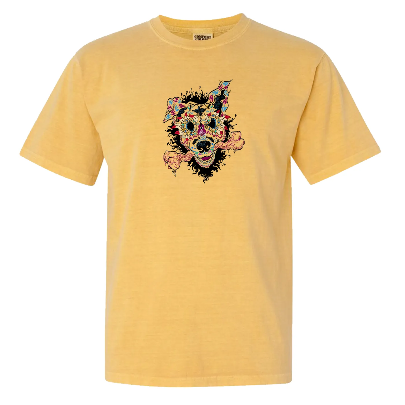 Cary Morin - Ghost Dog Tee (Yellow)