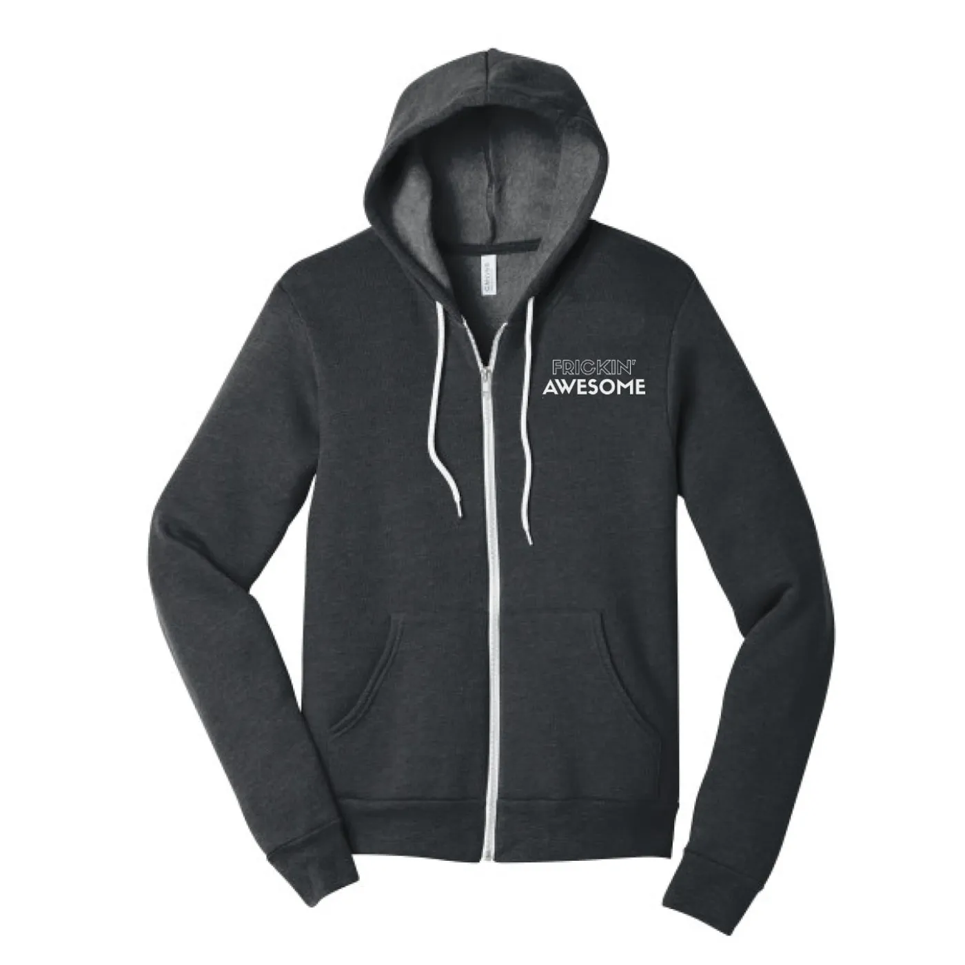 Julia Othmer - Frickin Awesome Zip Up Hoodie (Gray)