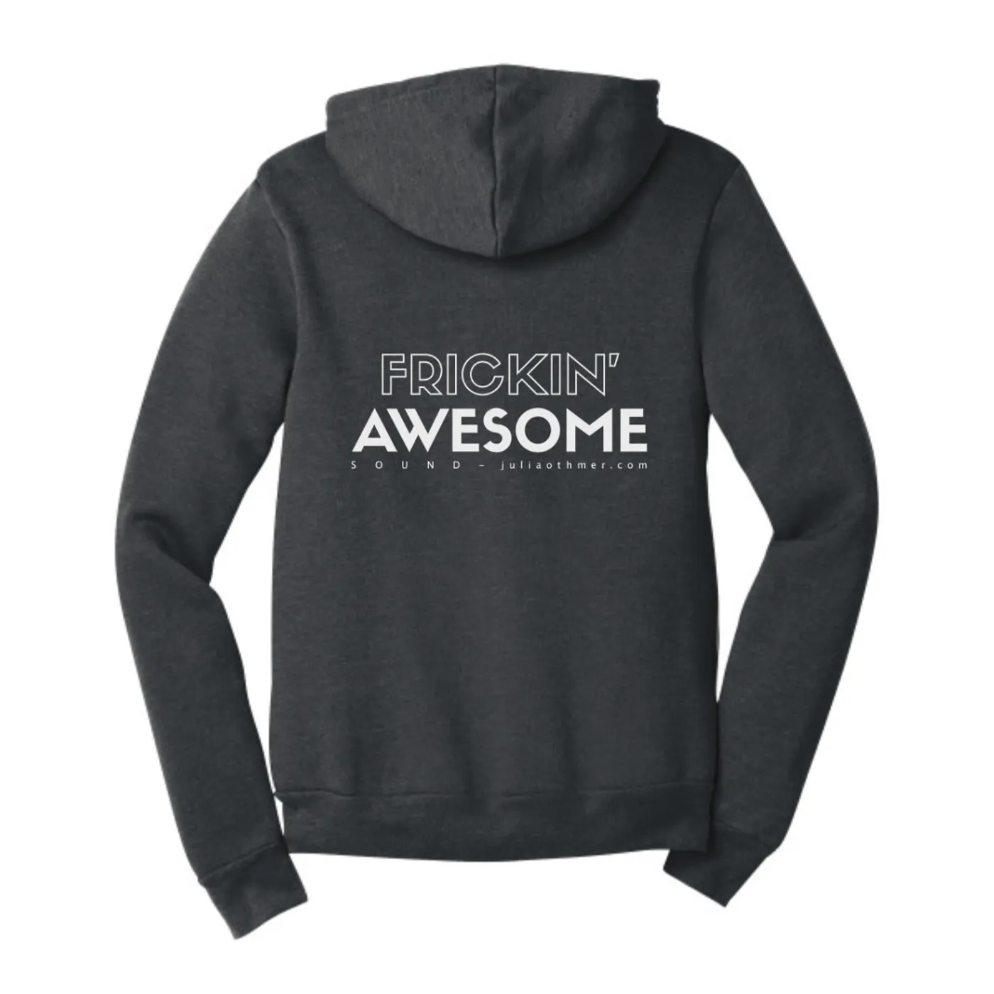 Julia Othmer - Frickin Awesome Zip Up Hoodie (Gray)