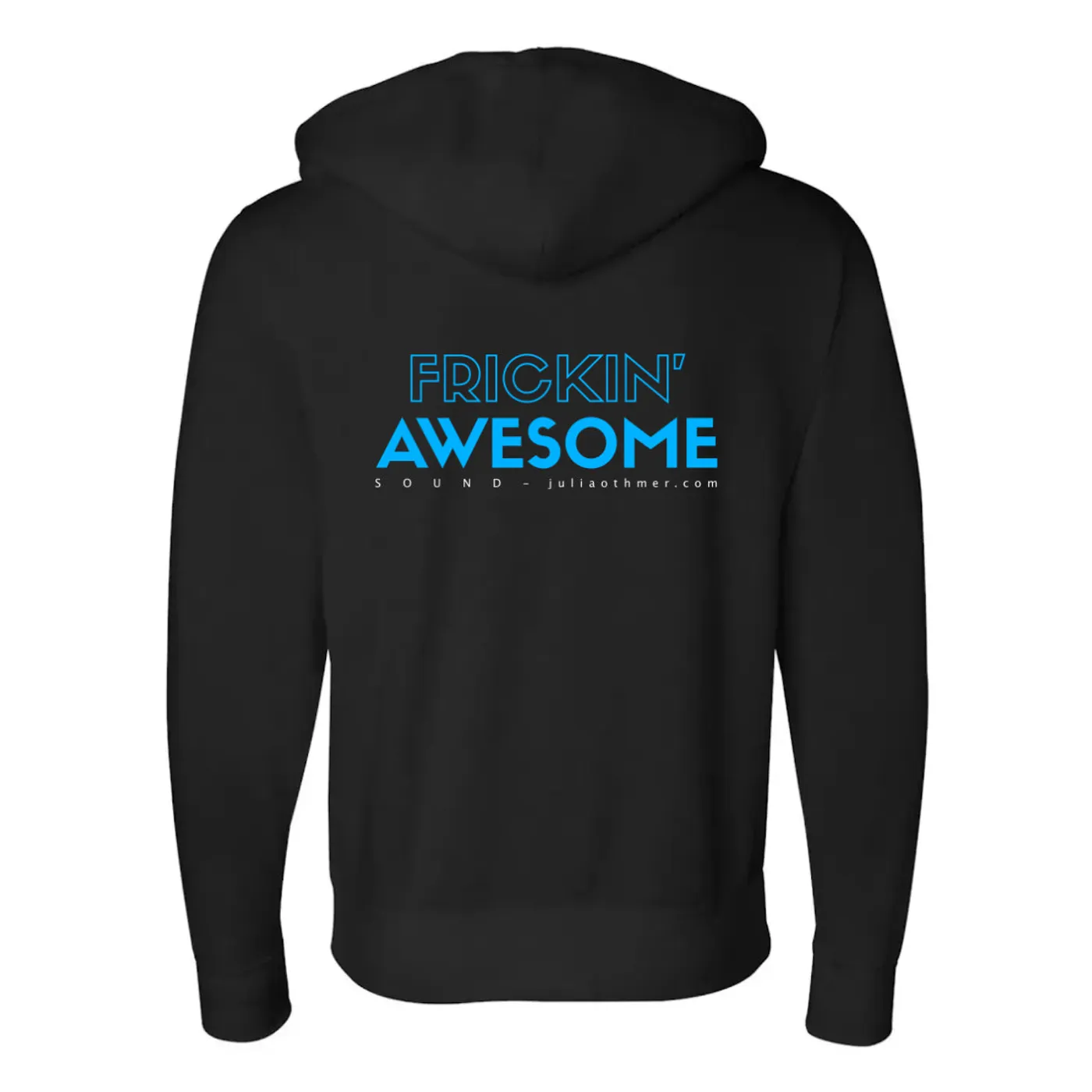 Julia Othmer - Frickin Awesome Zip Up Hoodie (Black)