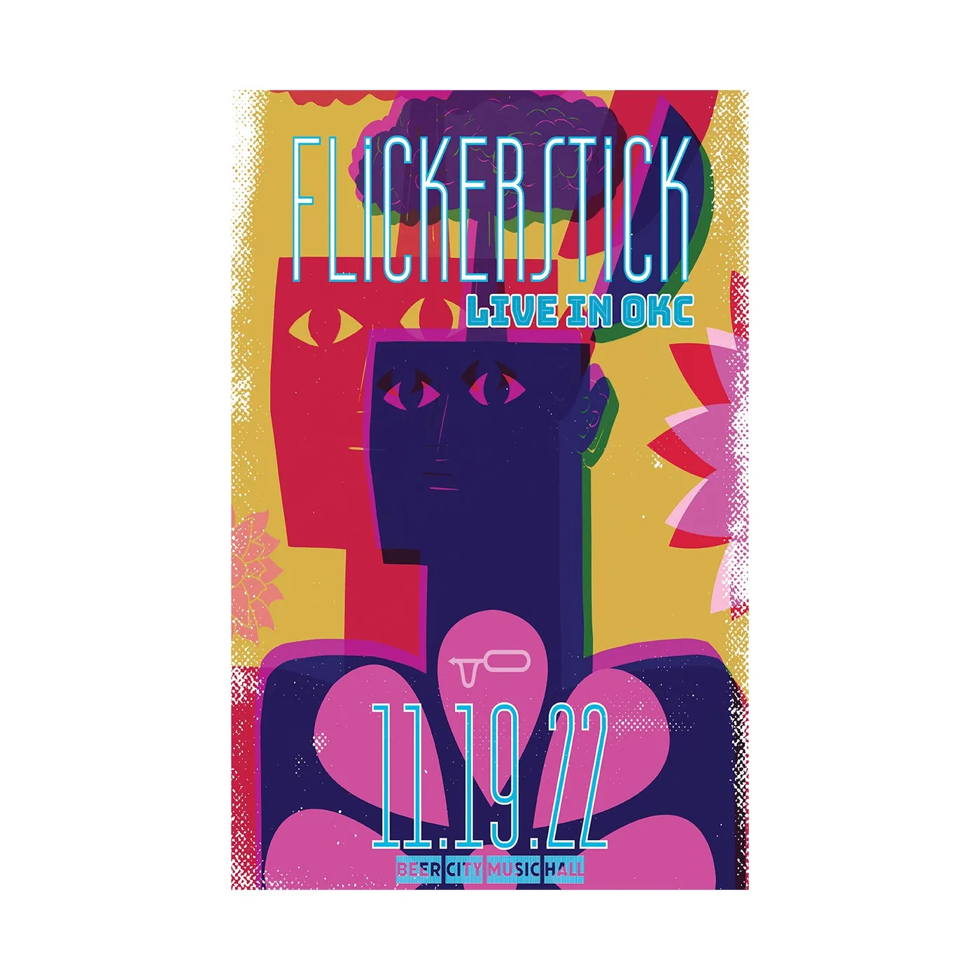 Flickerstick - Live in OKC 11-19-2022 Show Poster