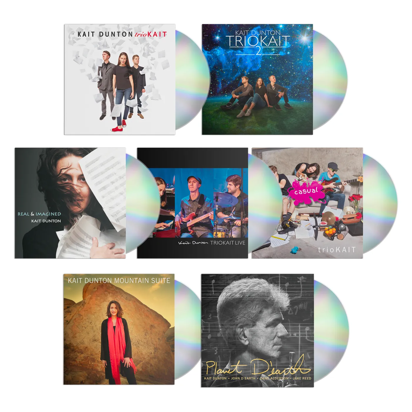 Kait Dunton - 7 CD + Download Bundle