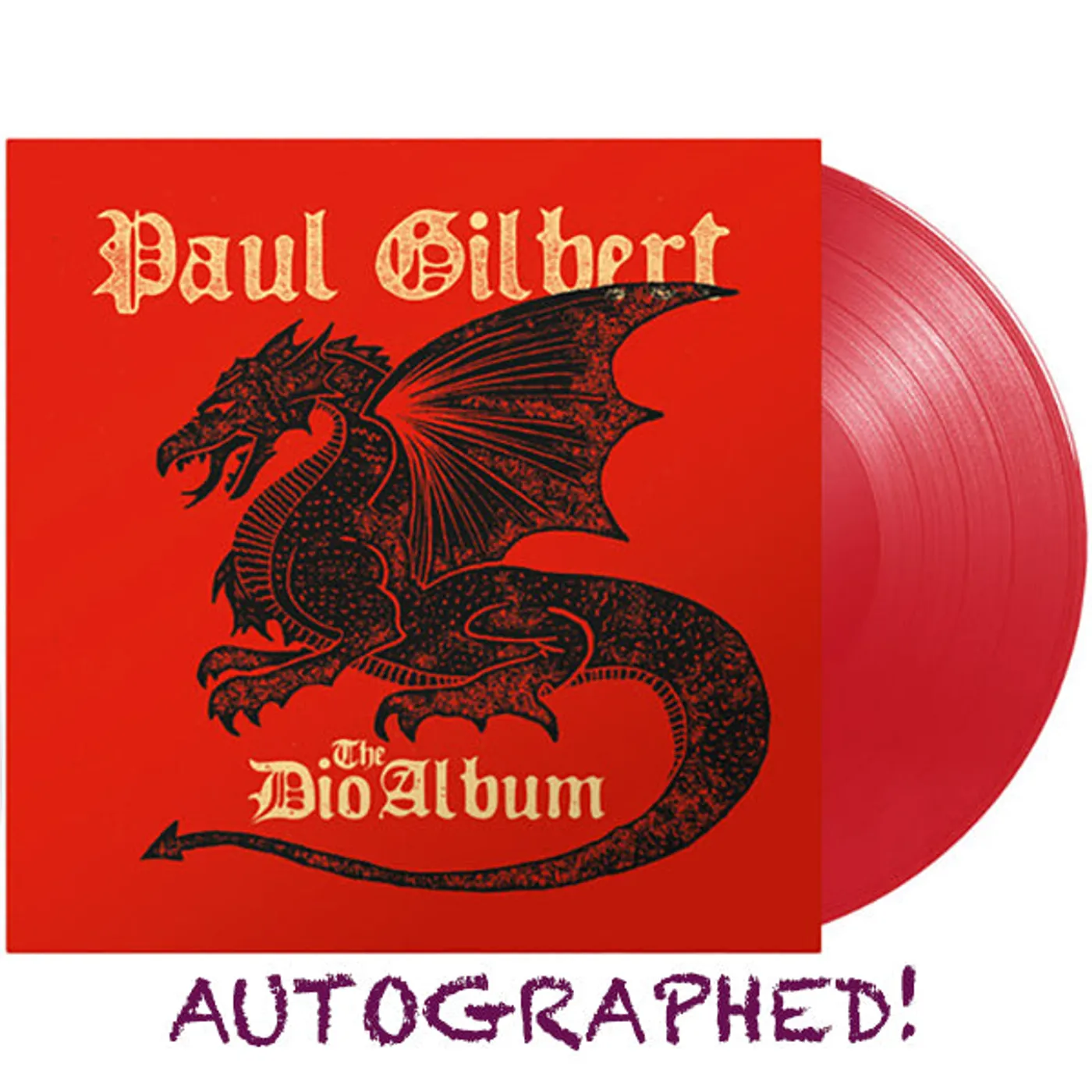 Paul Gilbert - The Dio Album Autographed Vinyl