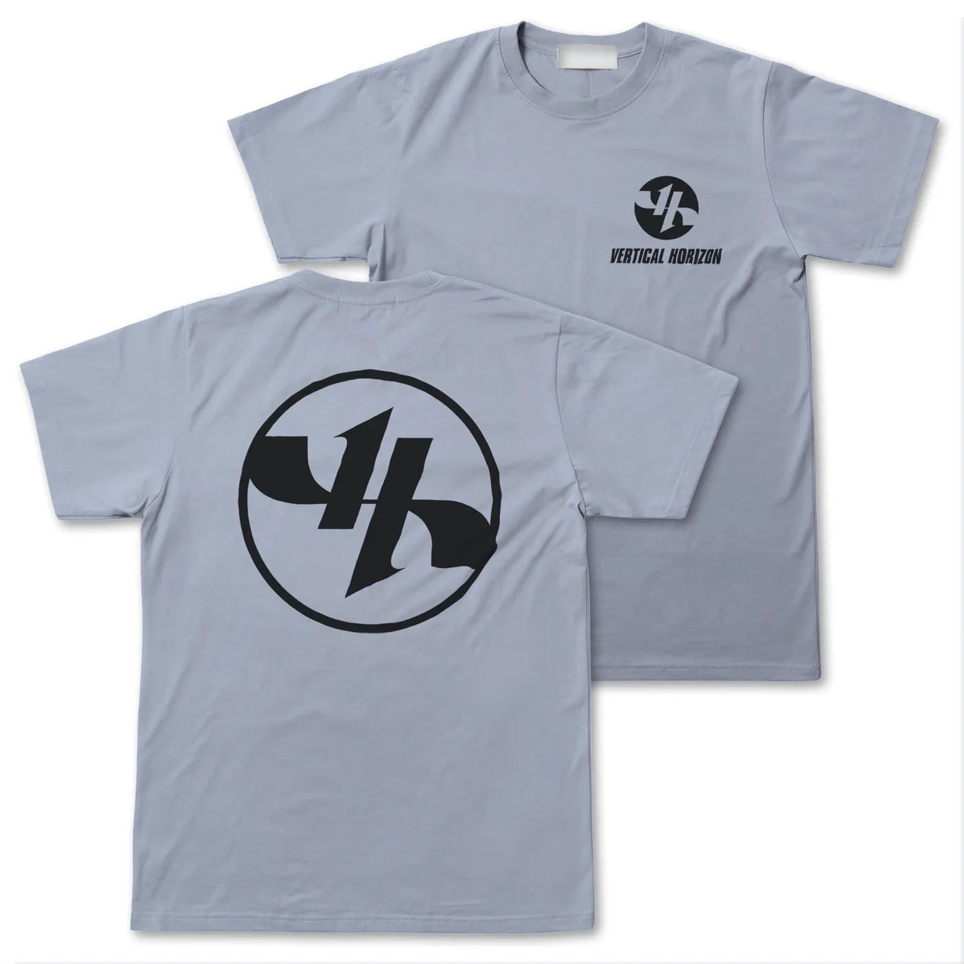 Vertical Horizon - Light Blue with Black Print Logo Tee