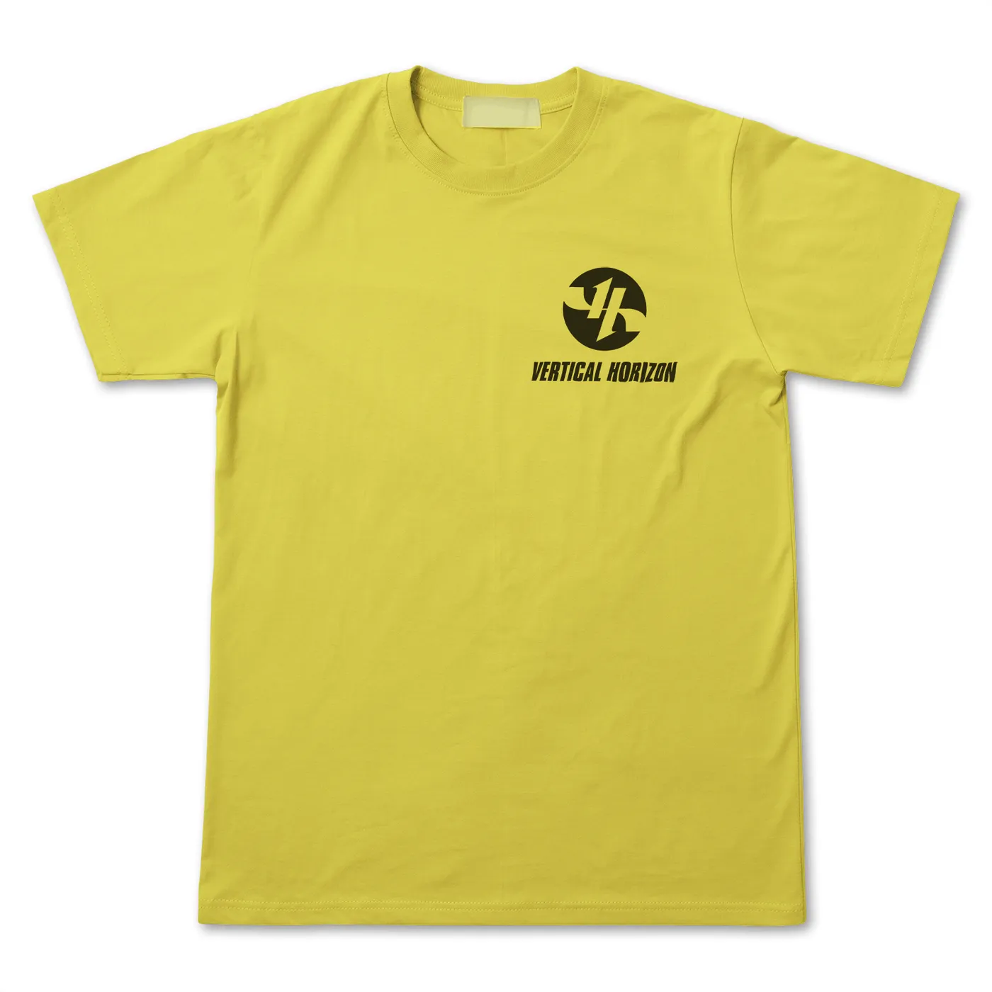 Vertical Horizon - Maize with Black Print Logo Tee